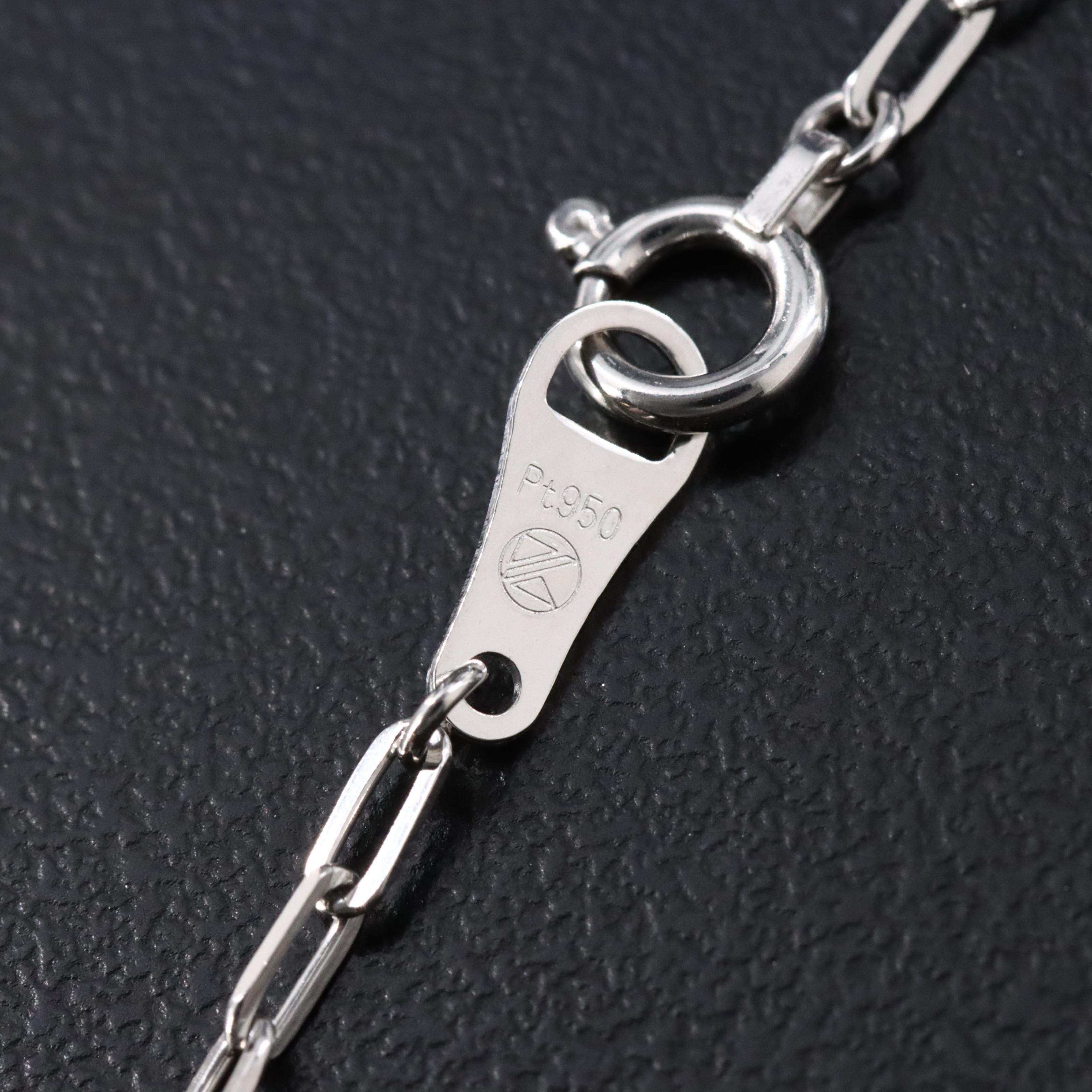 Platinum 5.42 CTW Lab Grown Diamond Necklace