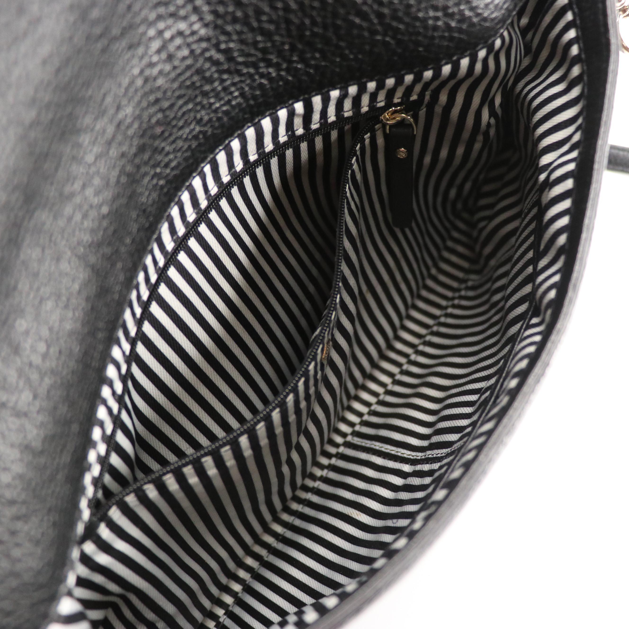 Kate Spade Black Leather Crossbody Bag, Steve Madden Red Quilted PU Tote Bag