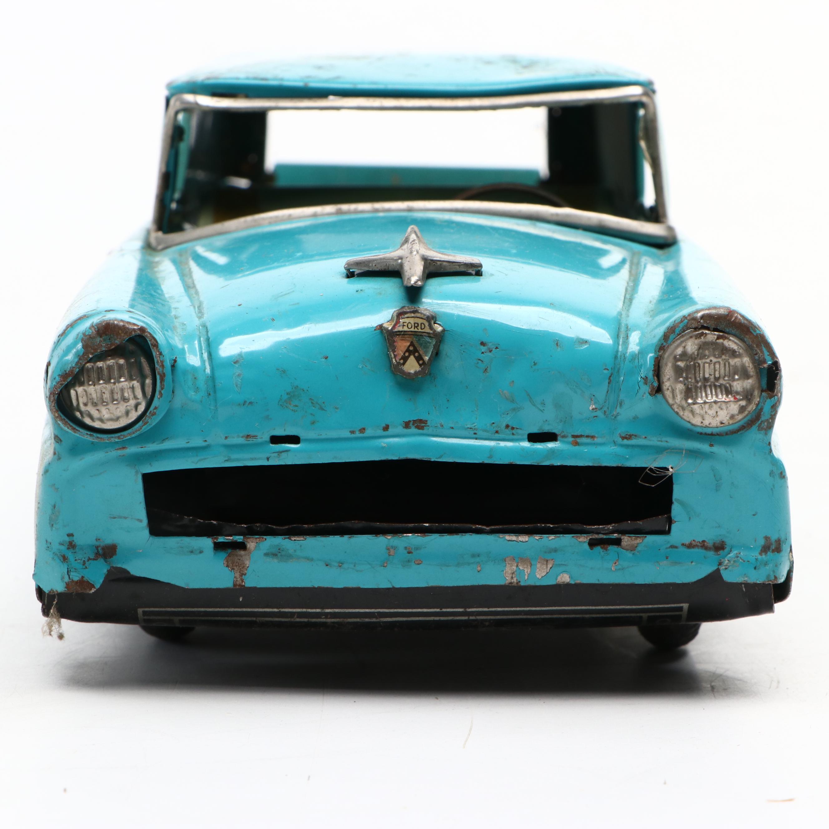 Bandai 343 Ford Flower Delivery Wagon Toy, Mid-20th Century