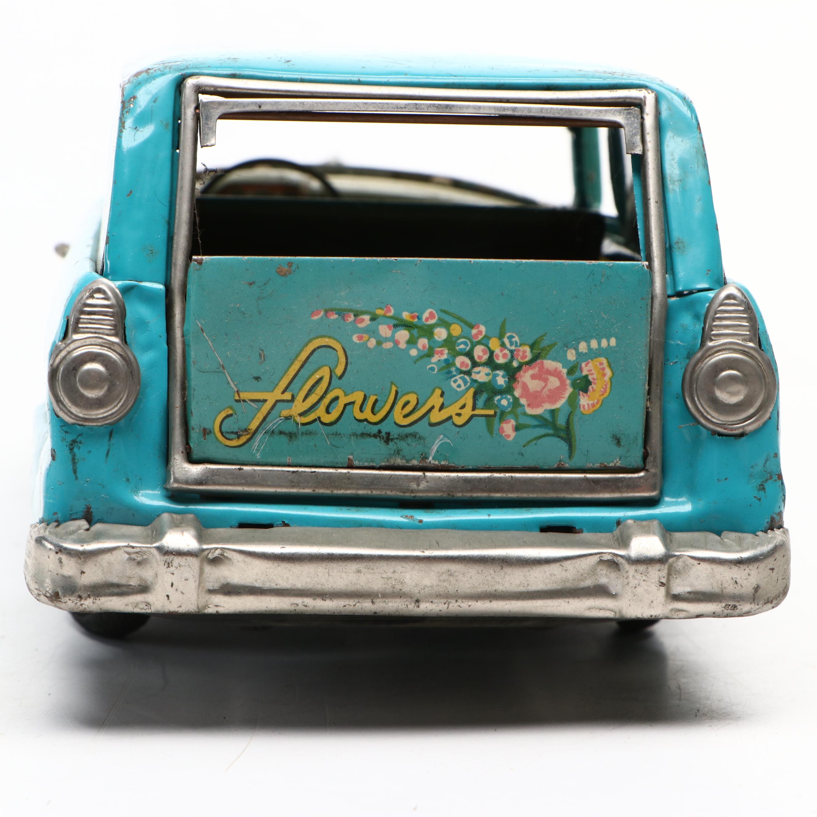 Bandai 343 Ford Flower Delivery Wagon Toy, Mid-20th Century