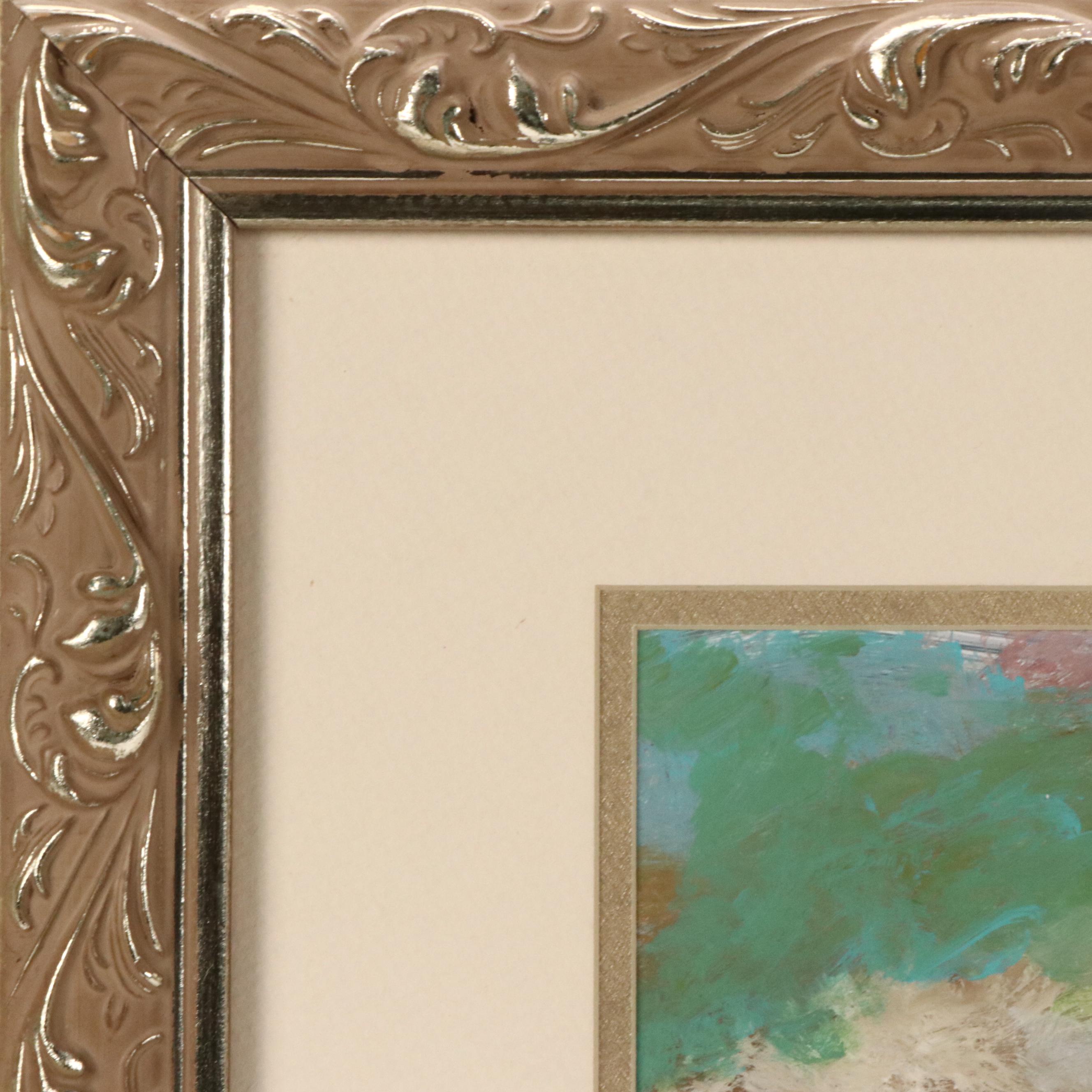 Robert Riddle Baker Acrylic Painting "Cloud Storm," 2021