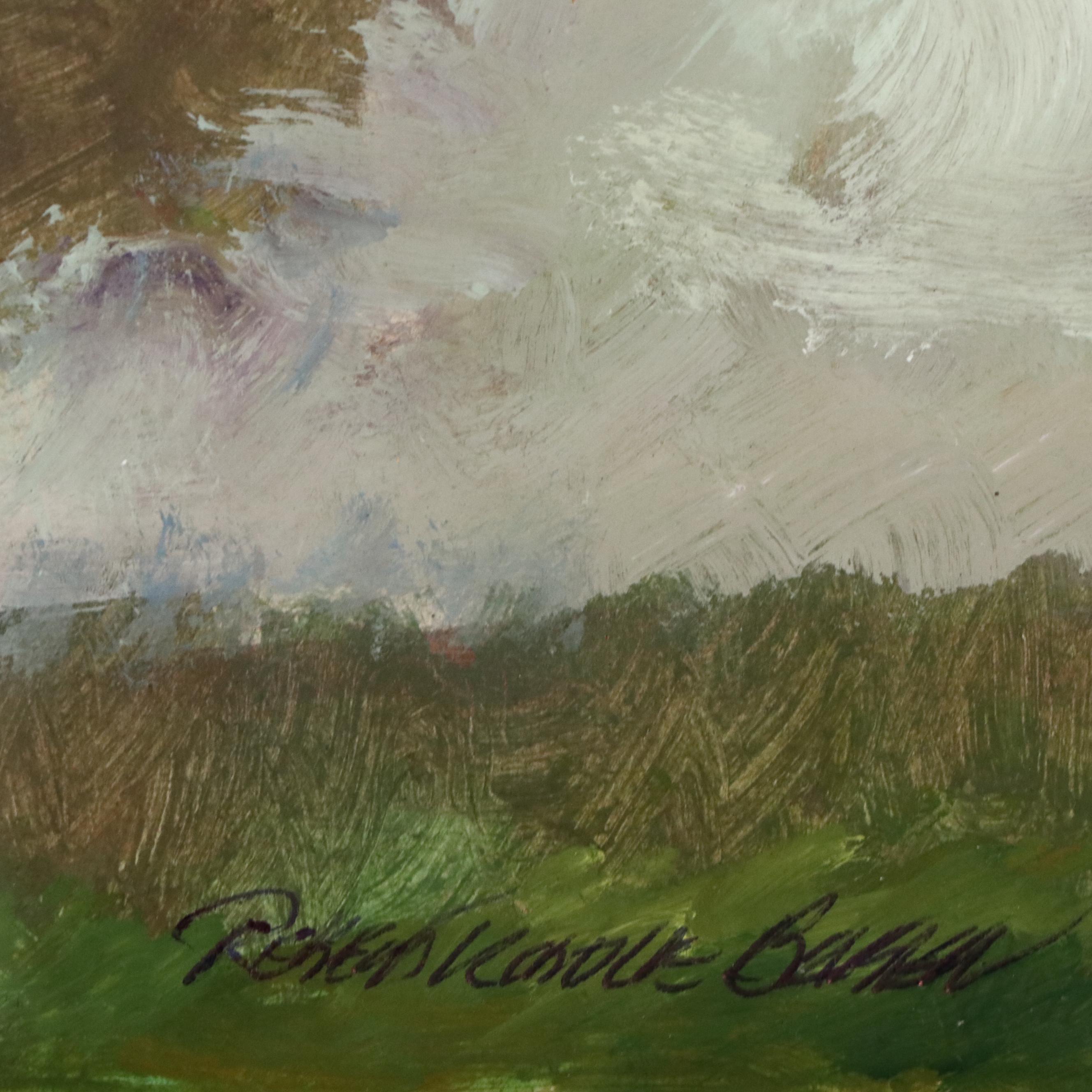 Robert Riddle Baker Acrylic Painting "The Shade Provider," 2024