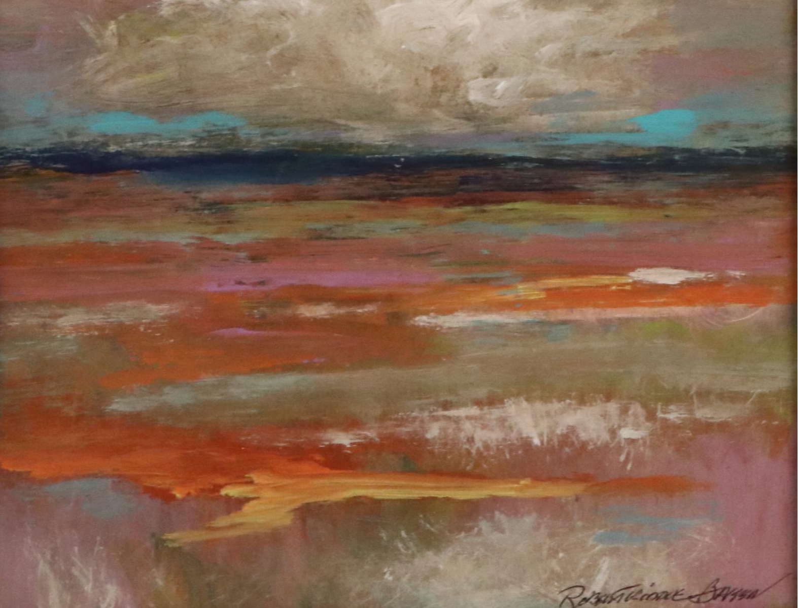 Robert Riddle Baker Acrylic Painting "Color of the Harvest," 2024