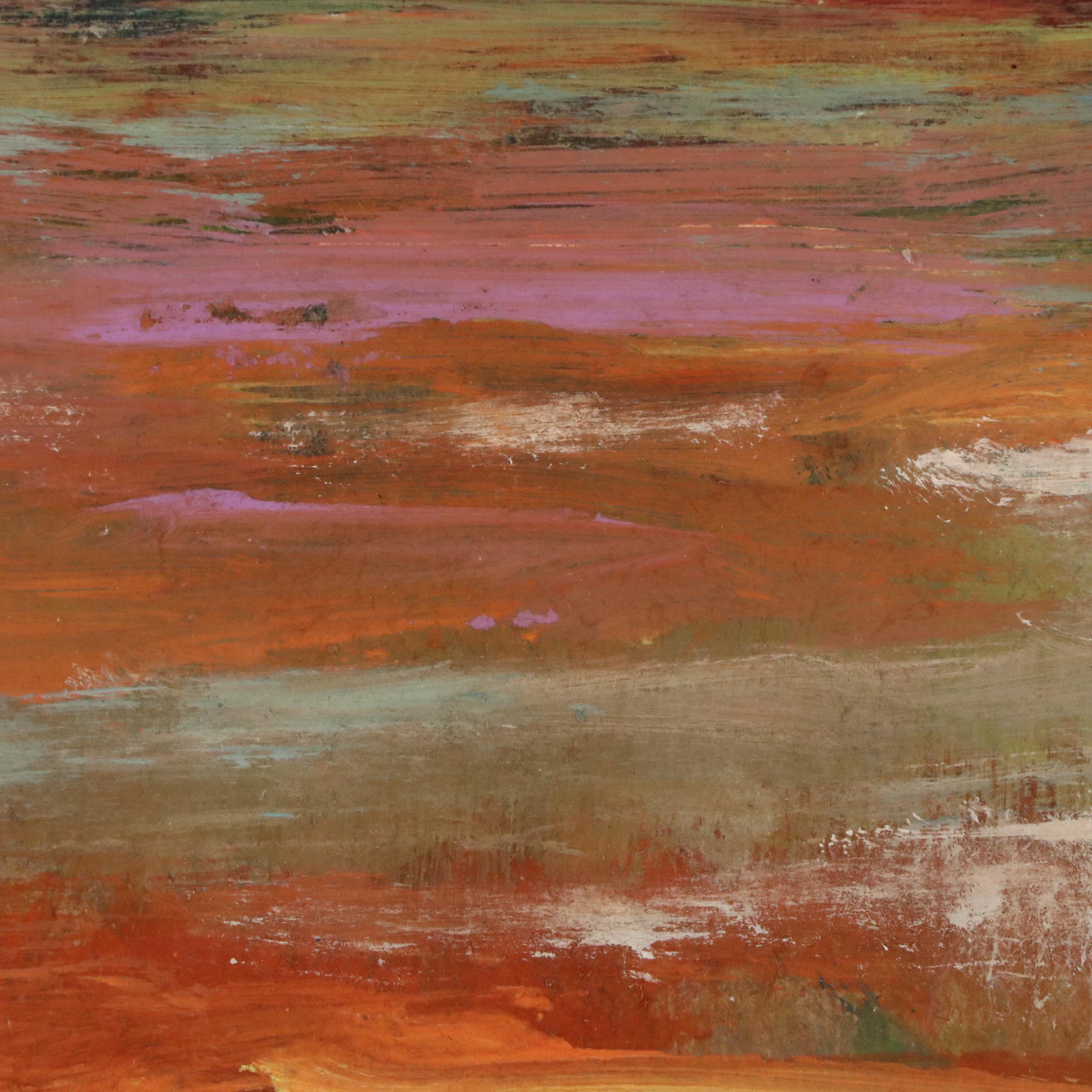 Robert Riddle Baker Acrylic Painting "Color of the Harvest," 2024