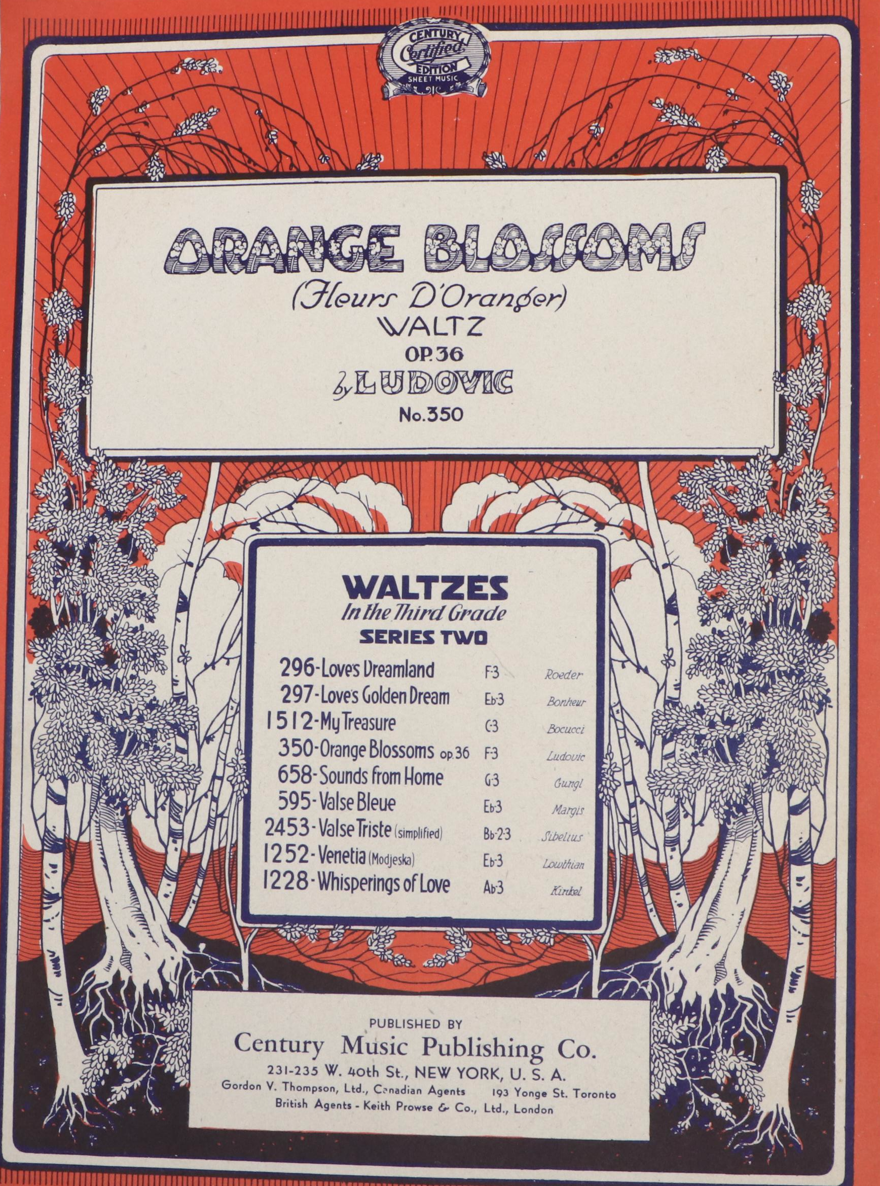 Irving Berlin "Annie Get Your Gun" and Other G. Ludovic Waltz Sheet Music