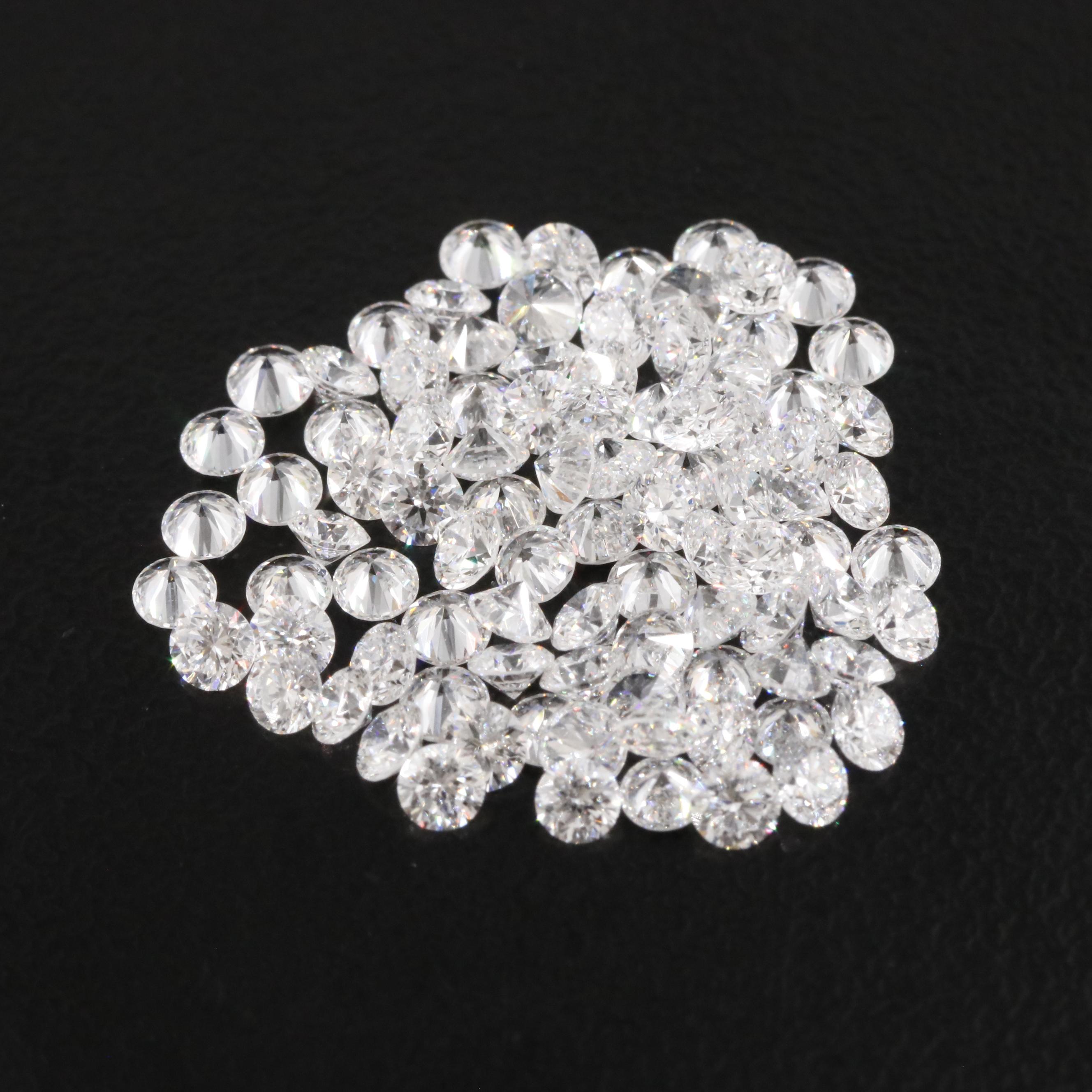 Loose 5.14 CTW Lab Grown Diamonds