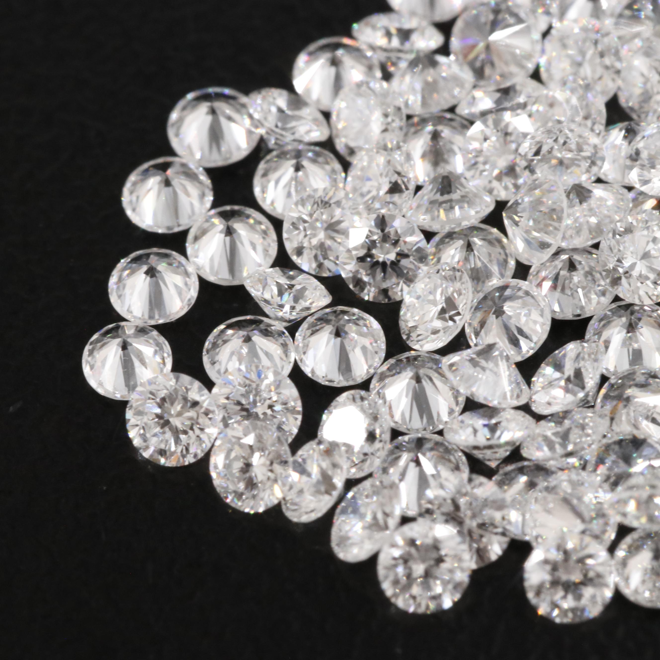 Loose 5.14 CTW Lab Grown Diamonds