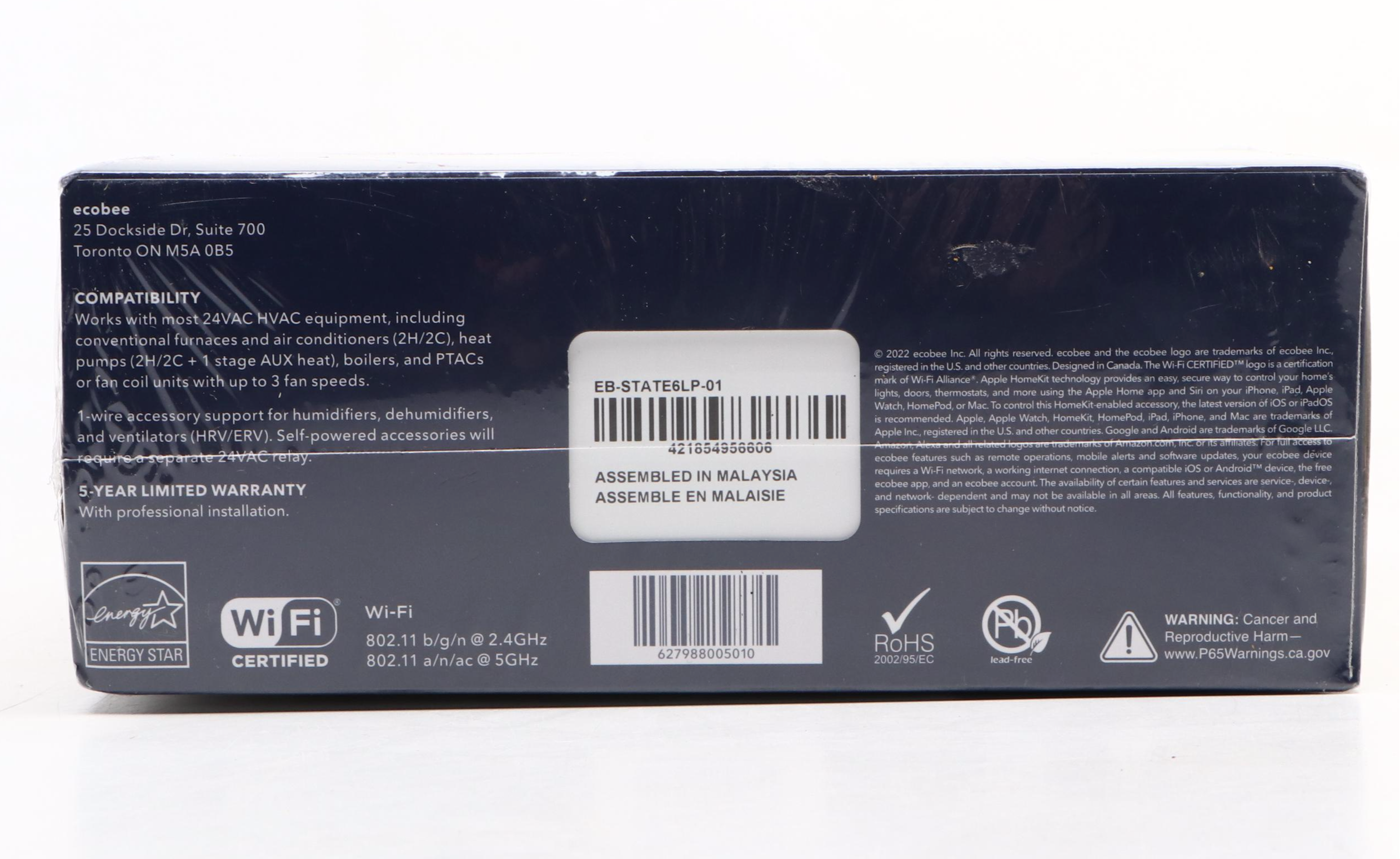 Ecobee for Pro Enhanced Smart Thermostat