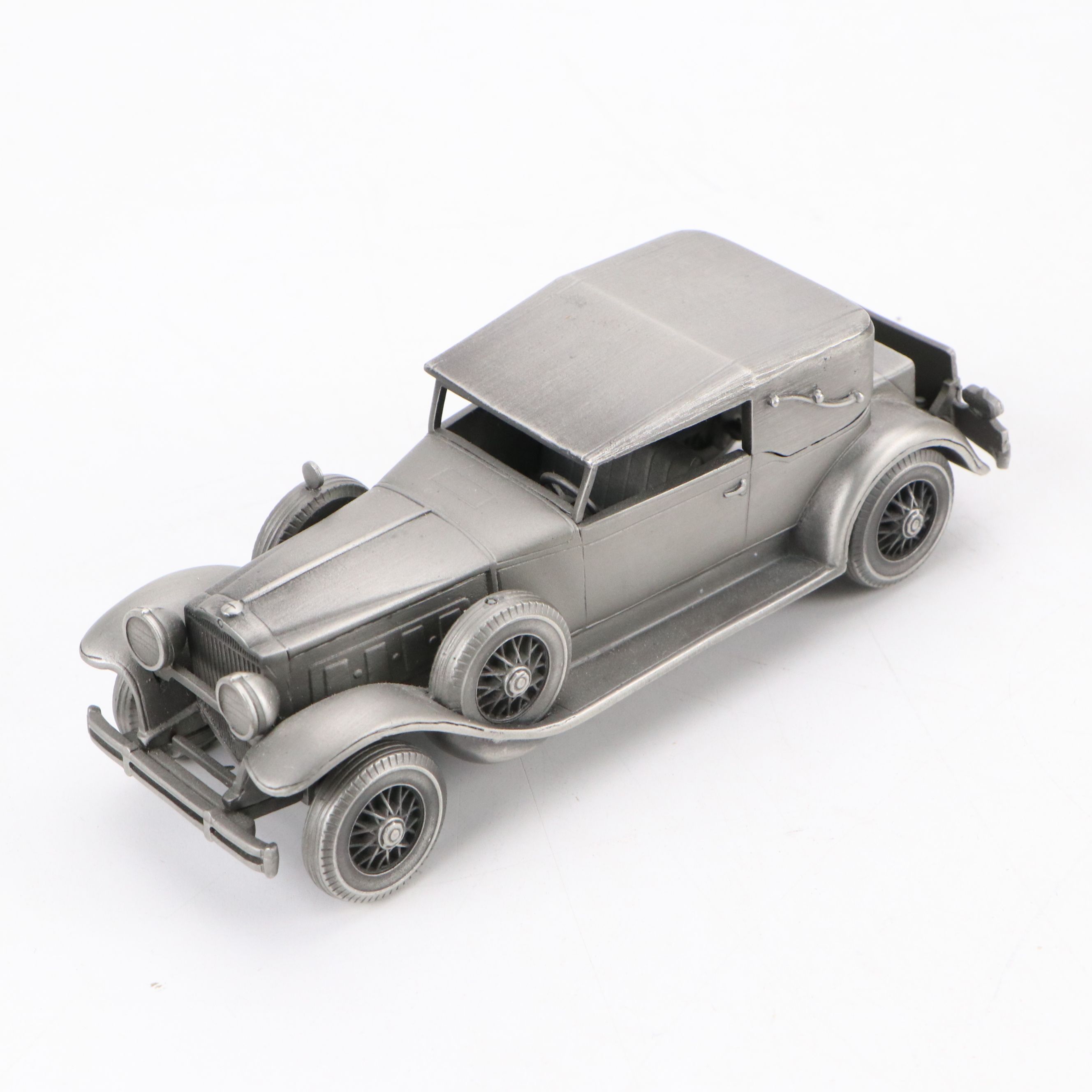 Schuco German Fex 1111 Tin Toy Car with Other Danbury Mint Pewter Vintage Cars