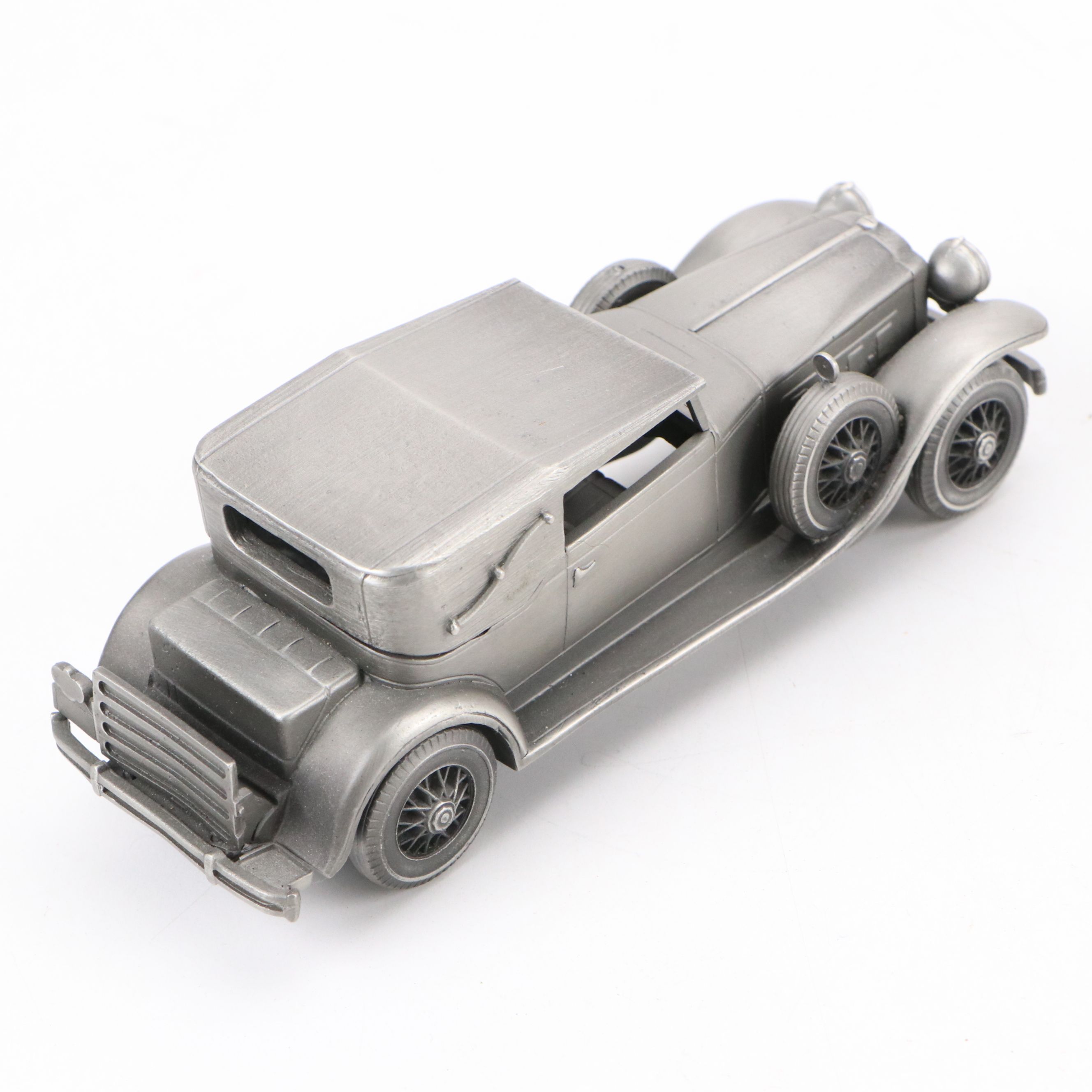 Schuco German Fex 1111 Tin Toy Car with Other Danbury Mint Pewter Vintage Cars