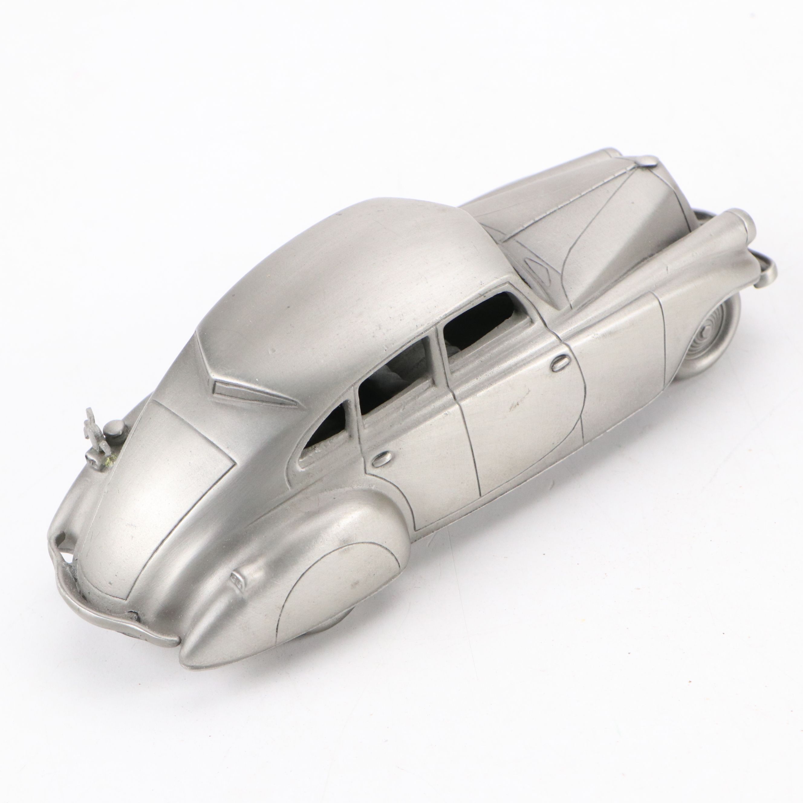 Schuco German Fex 1111 Tin Toy Car with Other Danbury Mint Pewter Vintage Cars