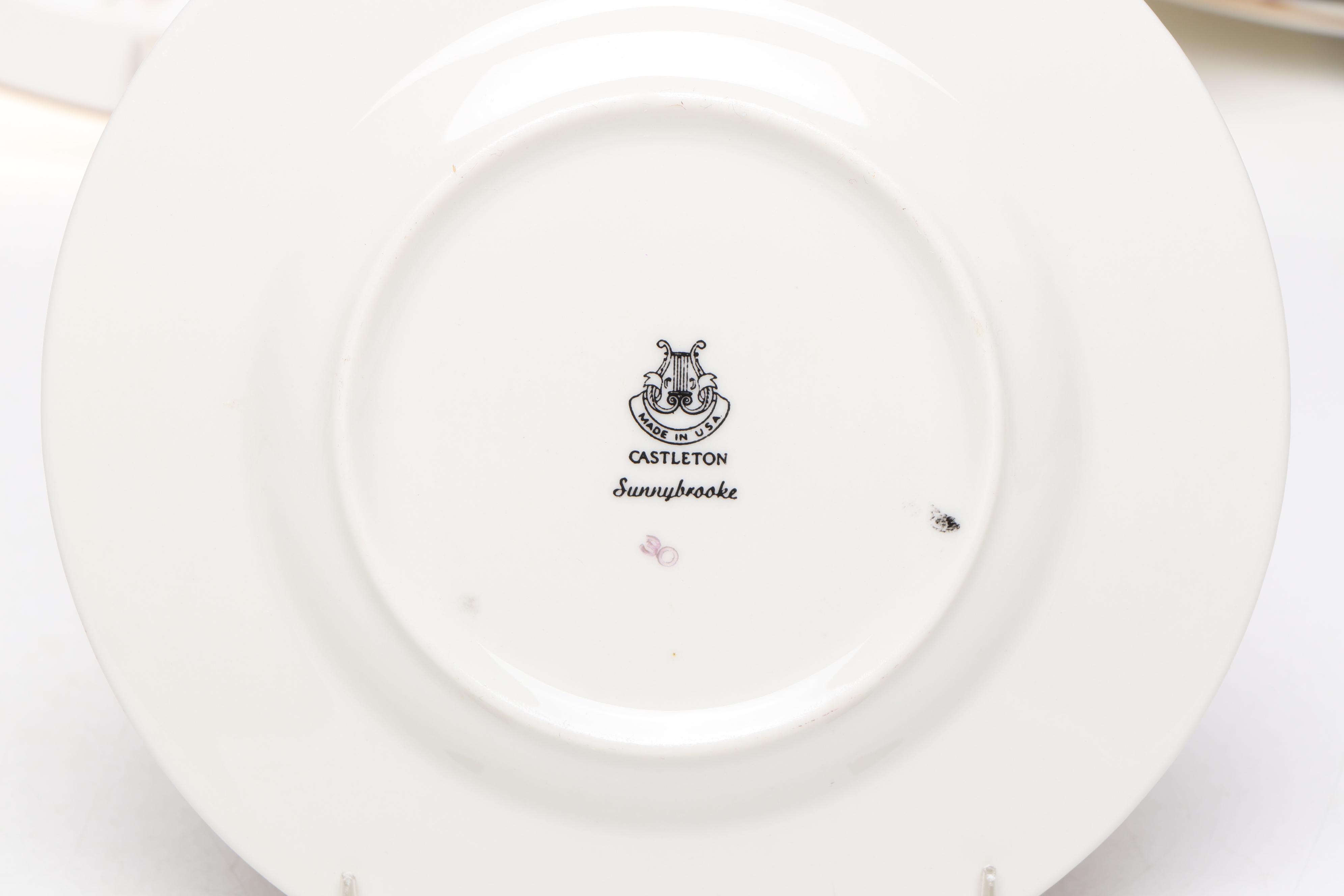 Castleton "Sunnybrooke" Porcelain Dinnerware