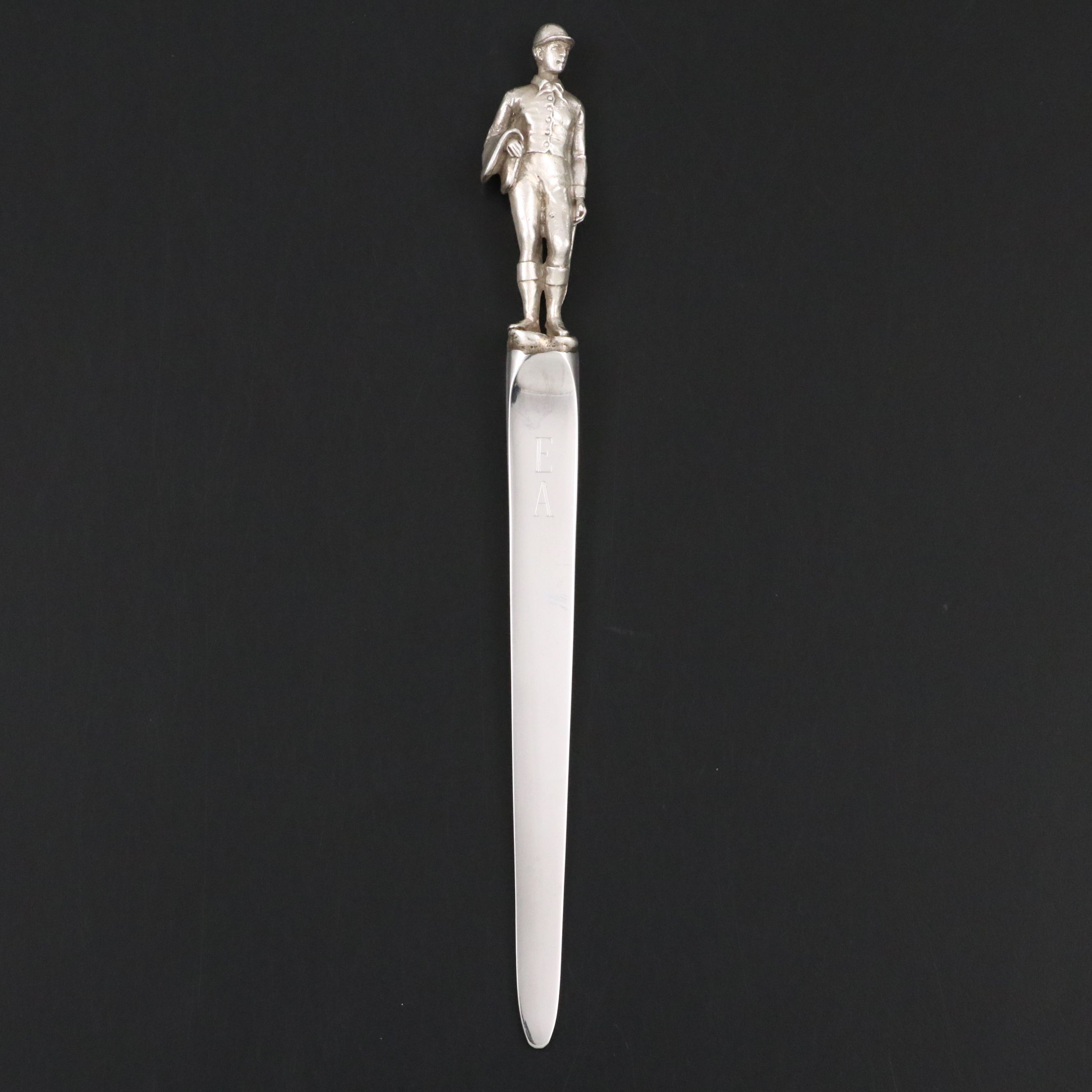 Tiffany & Co. Sterling Silver Handled Jockey Letter Opener