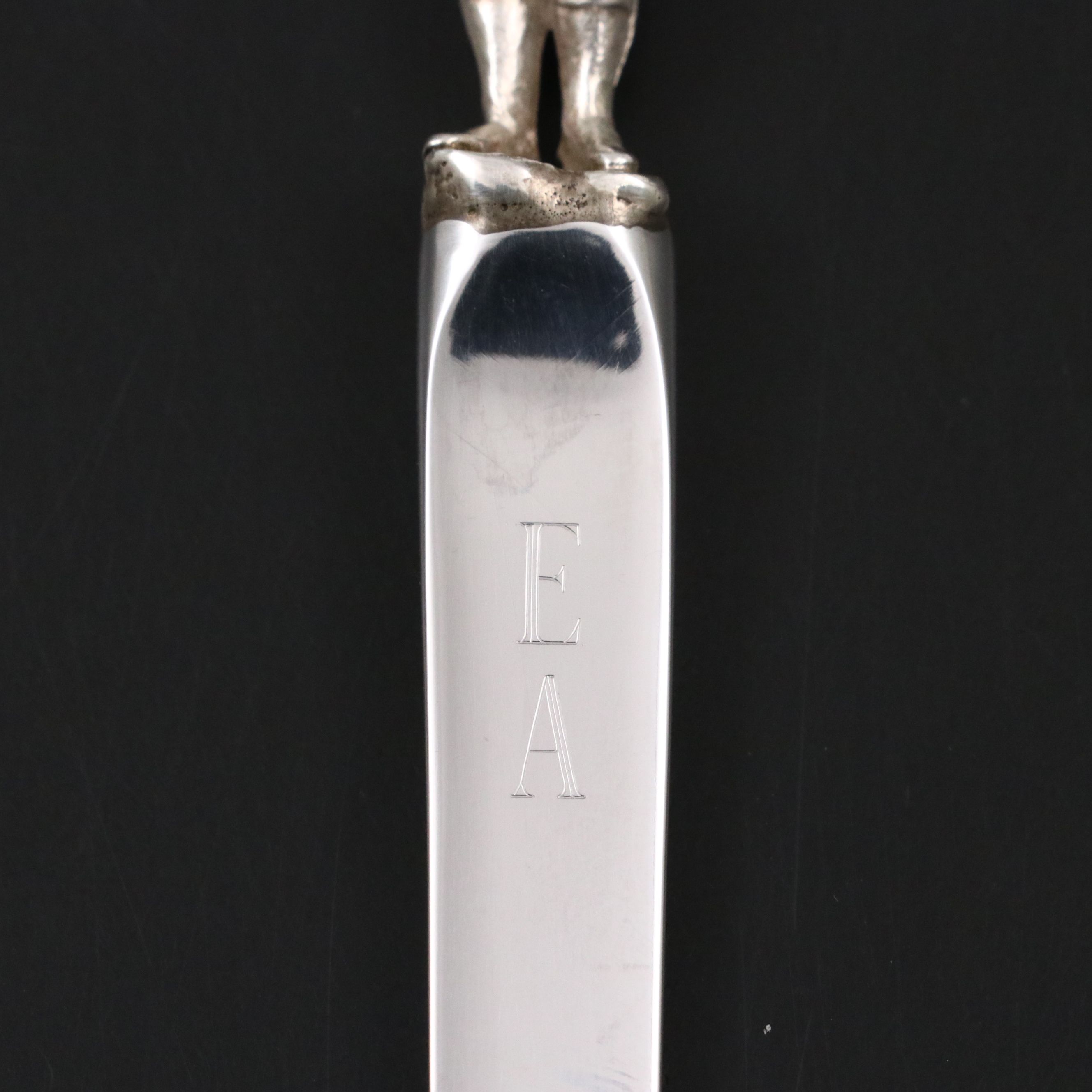 Tiffany & Co. Sterling Silver Handled Jockey Letter Opener