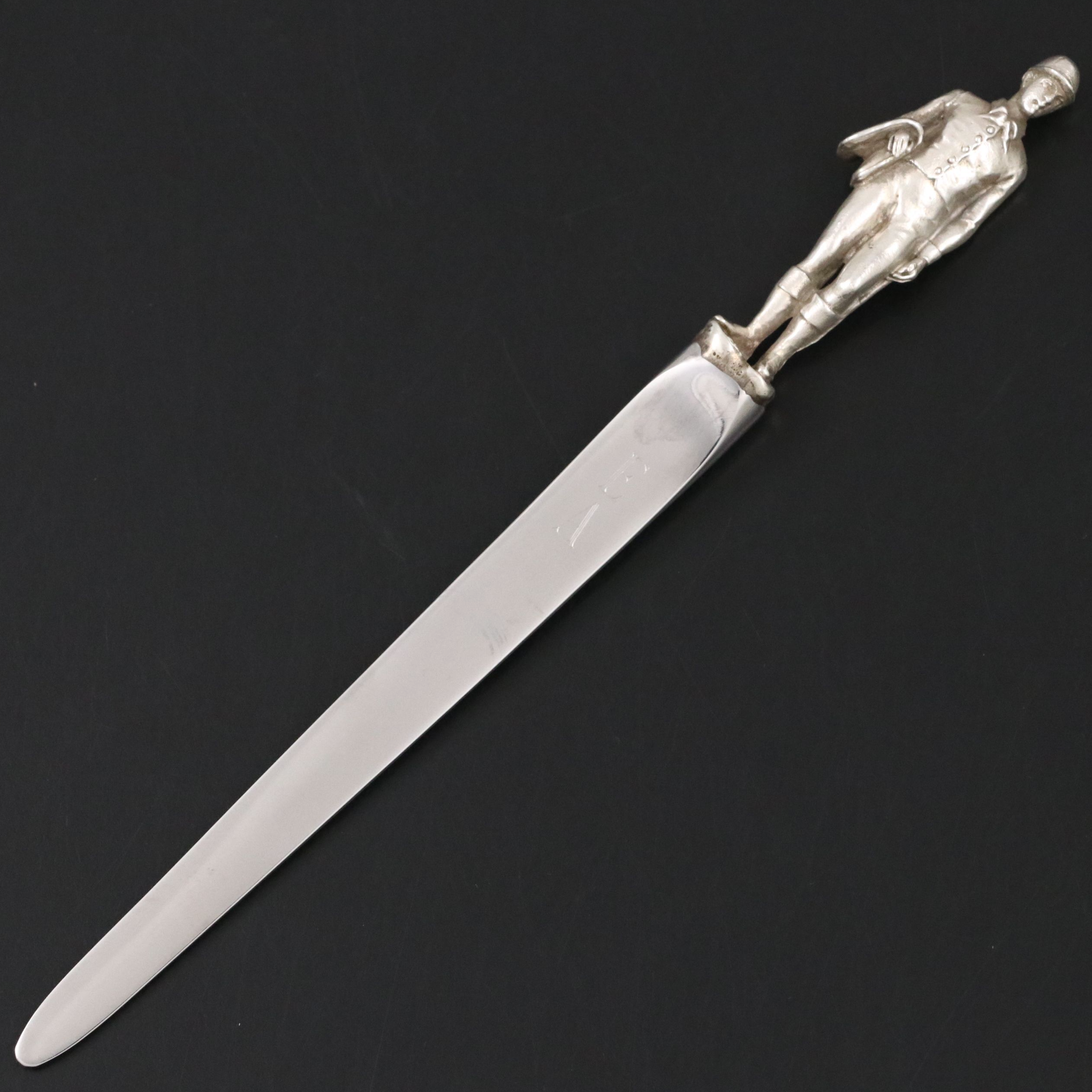 Tiffany & Co. Sterling Silver Handled Jockey Letter Opener