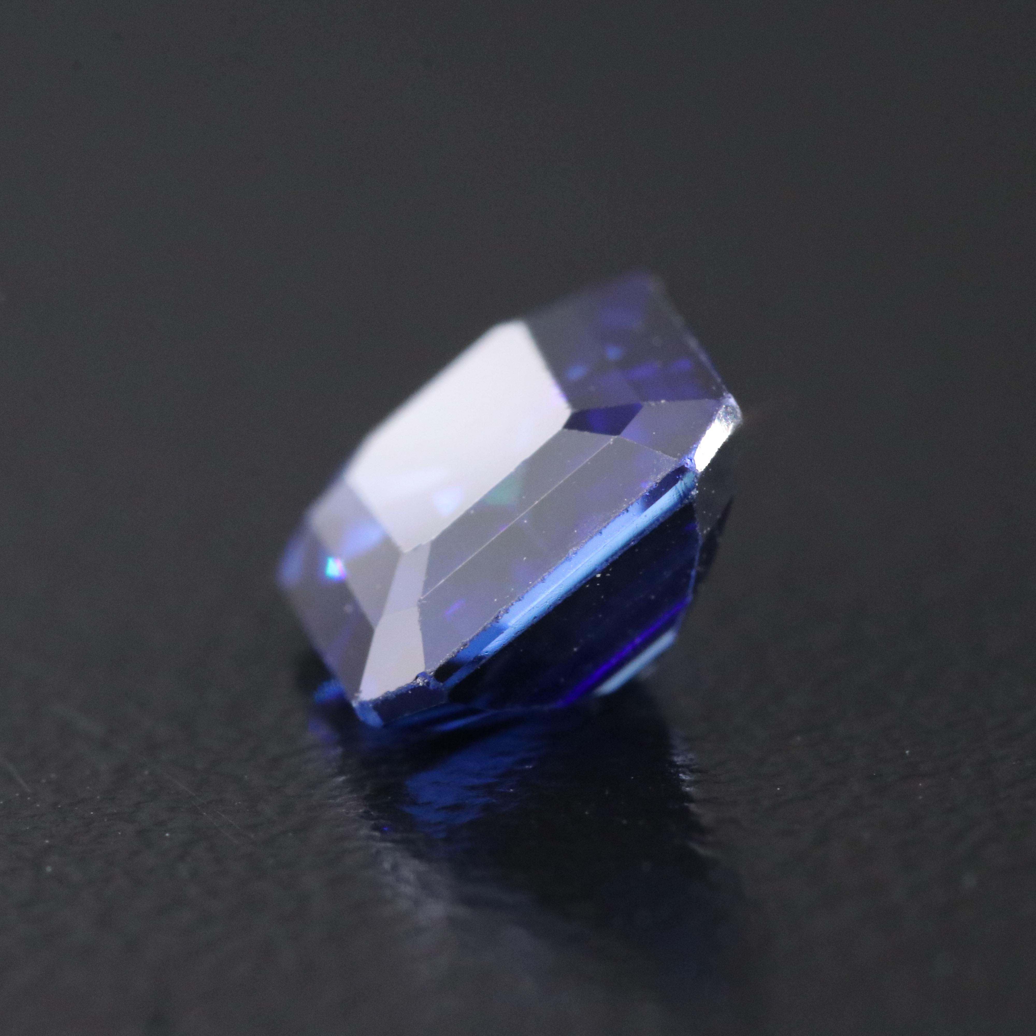 Loose 2.63 CT Lab Grown Sapphire