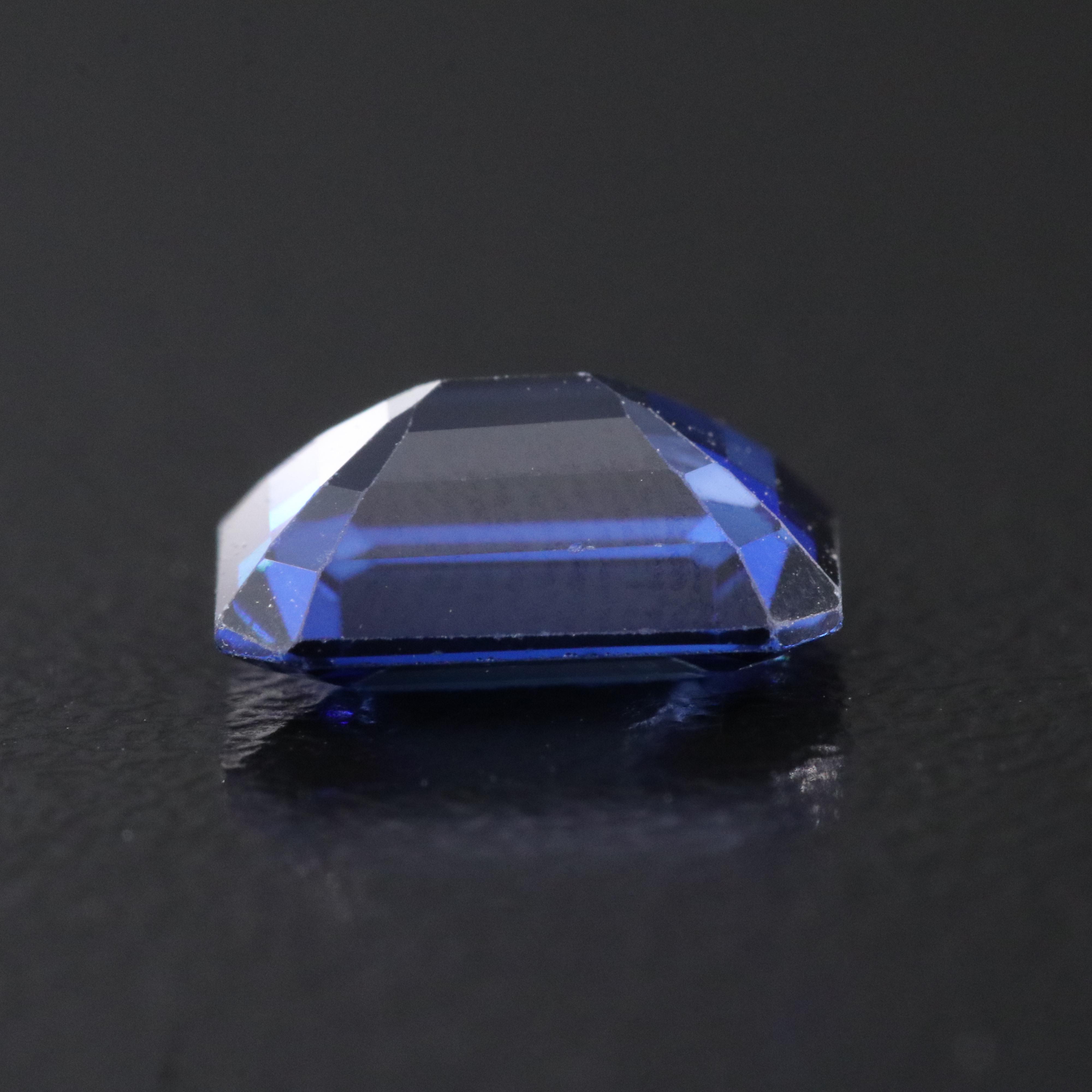 Loose 2.63 CT Lab Grown Sapphire