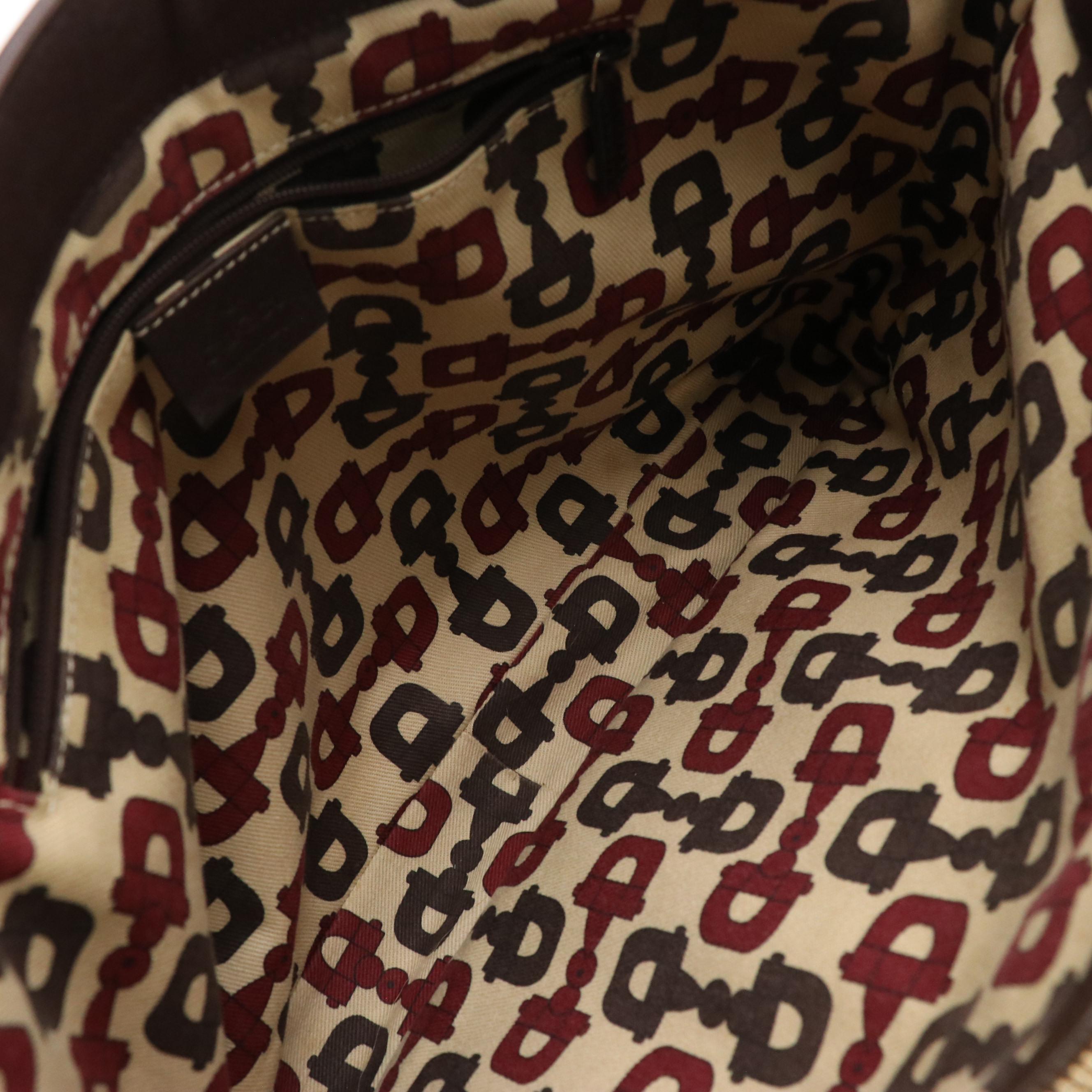 Gucci Abbey D-Ring Tote Bag in Shimmery Brown Guccissima Leather