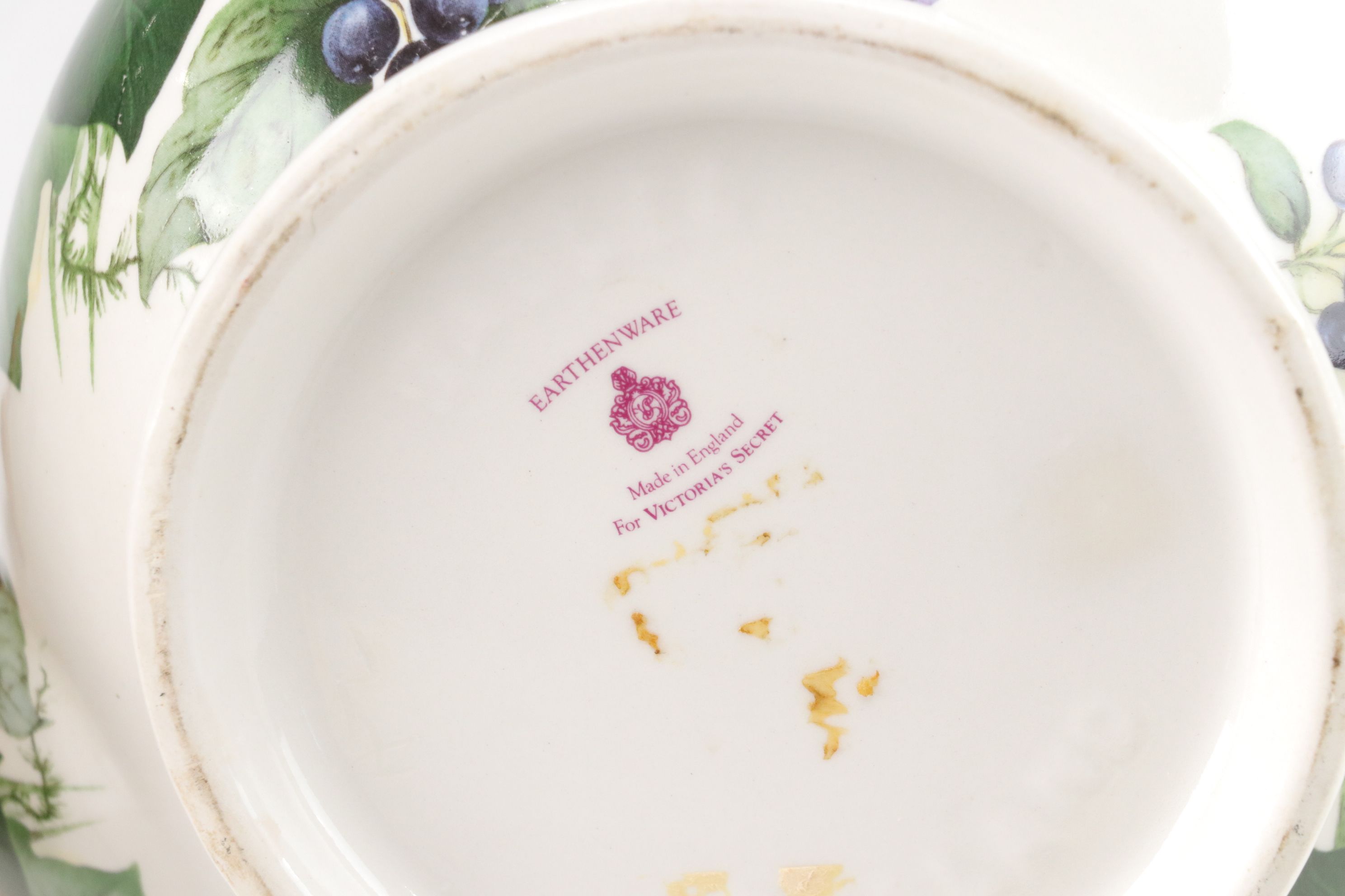 Eggplant, Mrs. Frog and Rooster Figural Teapots with Victoria's Secret Teapot