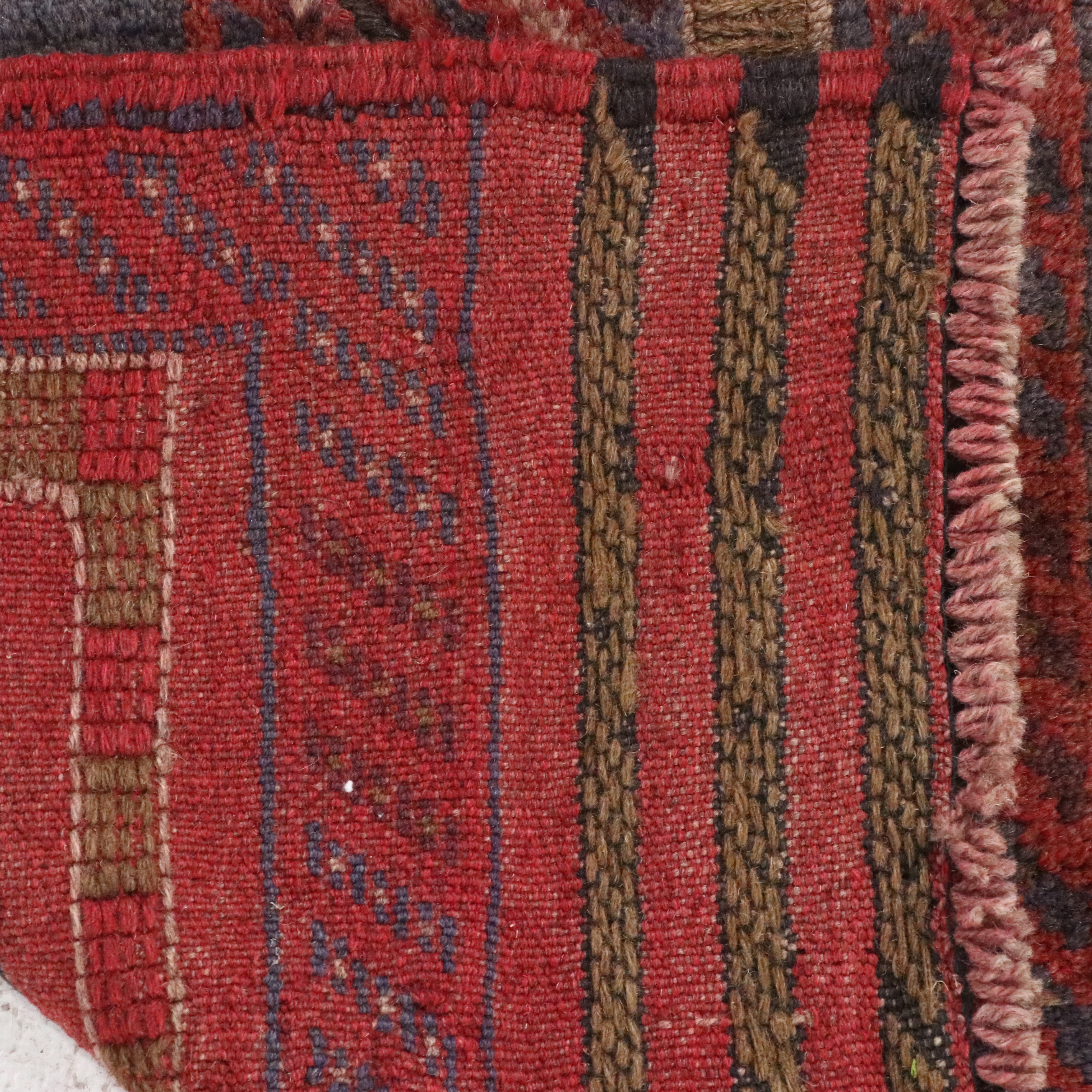 1'10 x 7'11 Handwoven Afghan Mashwani Carpet Runner