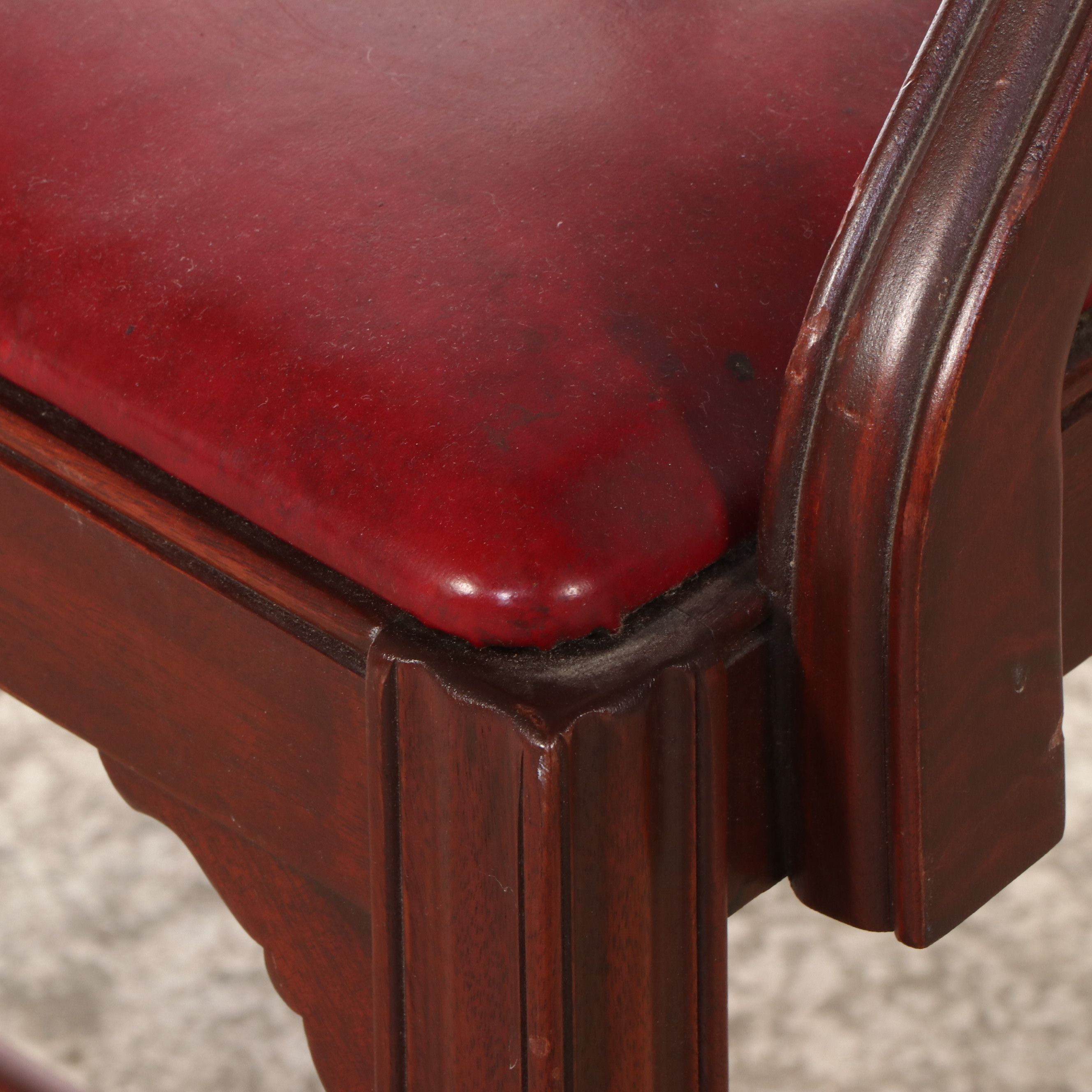 Set of Six Grand Ledge Chair Co. Chippendale Style Mahogany Dining Chairs