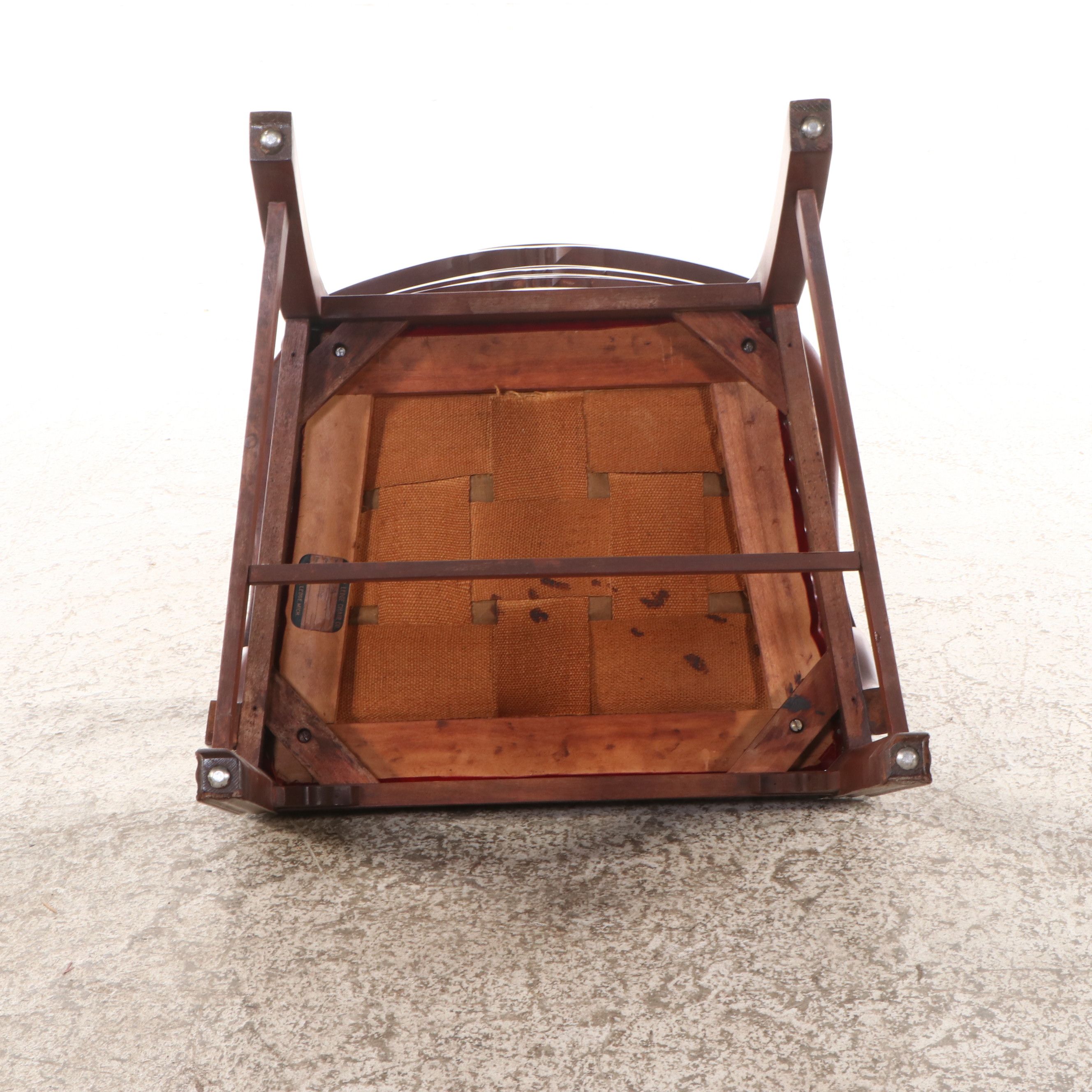 Set of Six Grand Ledge Chair Co. Chippendale Style Mahogany Dining Chairs