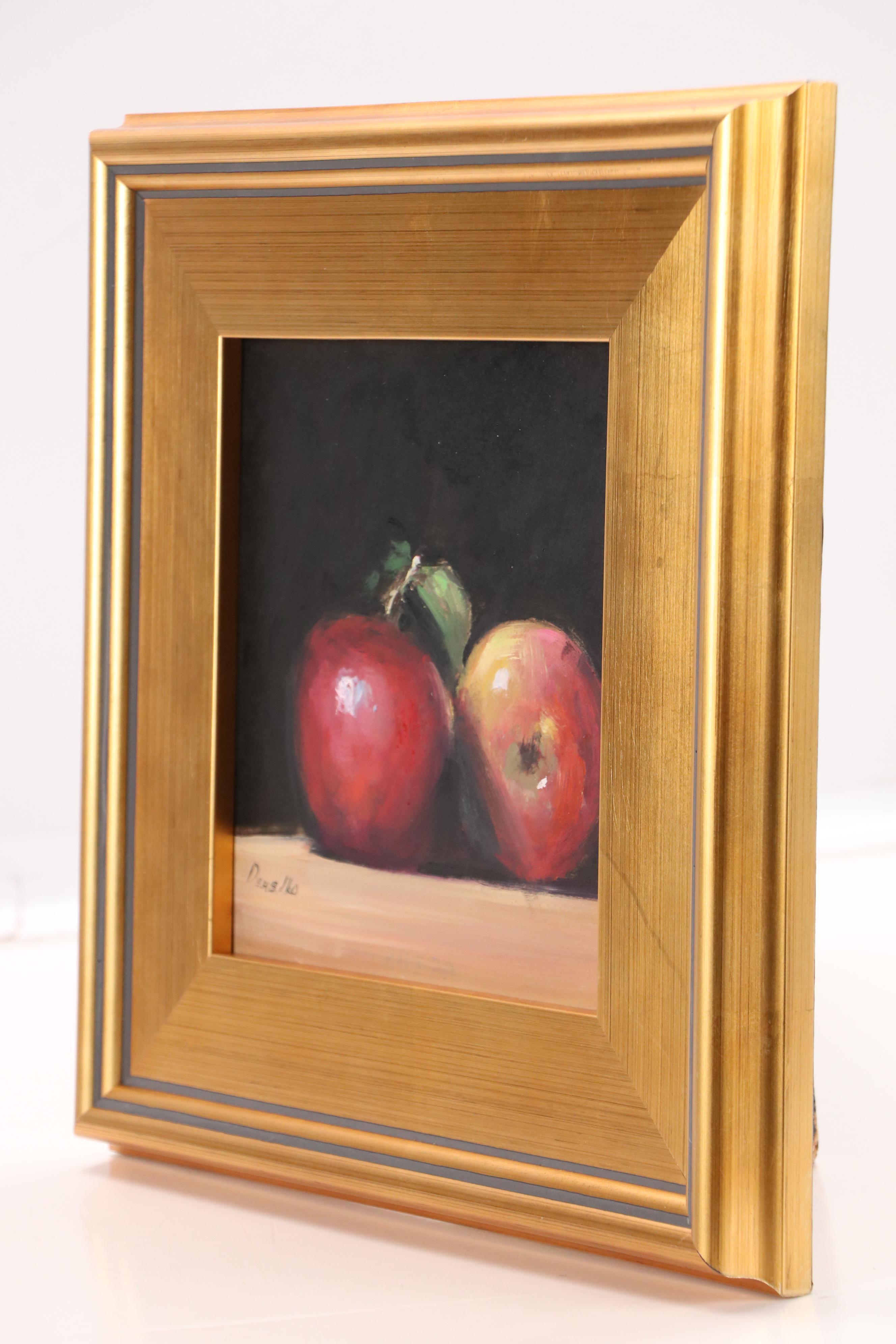 Natalia Demenko Still Life Oil Painting of Apples, 21st Century