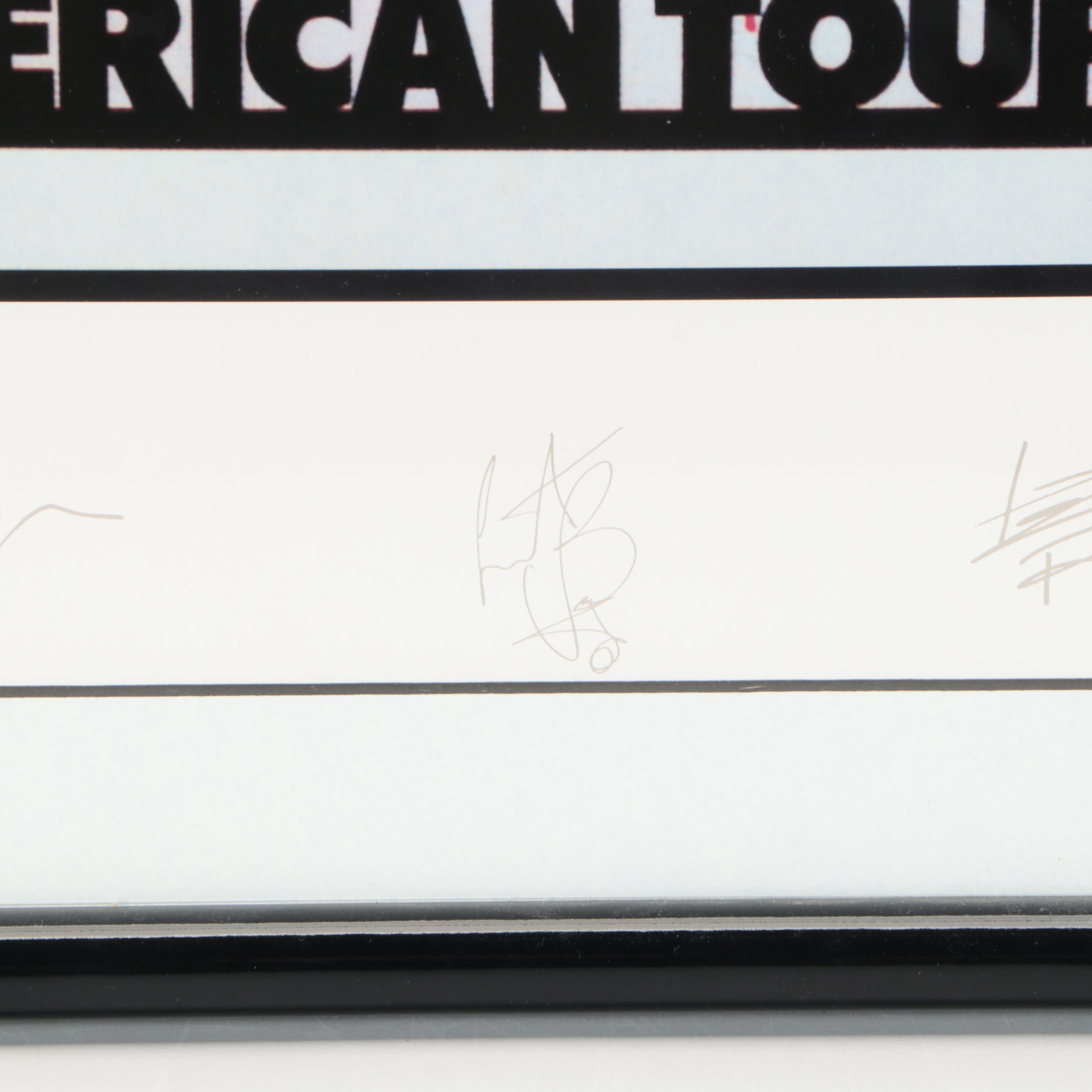 The Rolling Stones Signed "American Tour" Limited Edition Lithograph Print, 1994