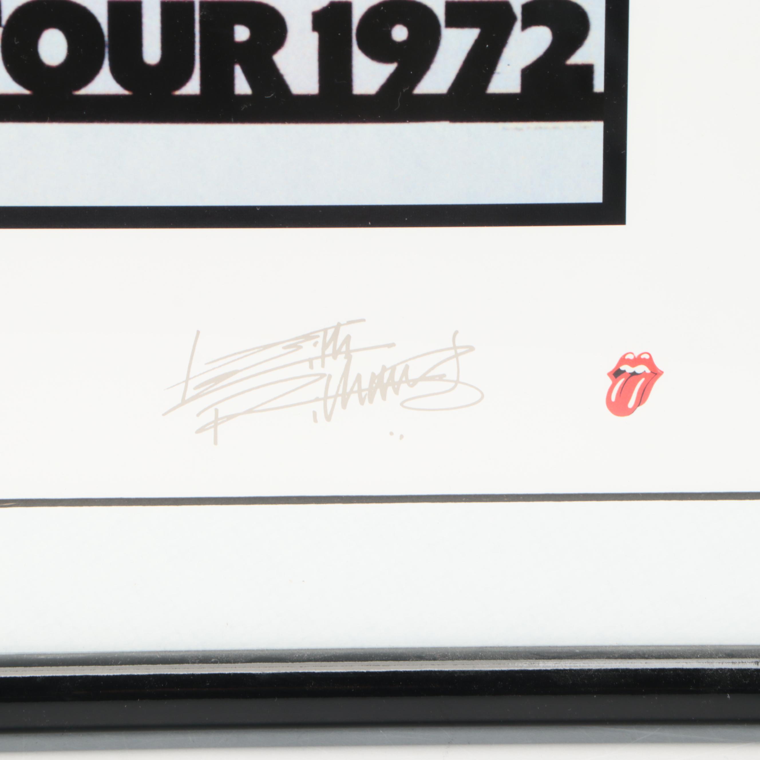 The Rolling Stones Signed "American Tour" Limited Edition Lithograph Print, 1994