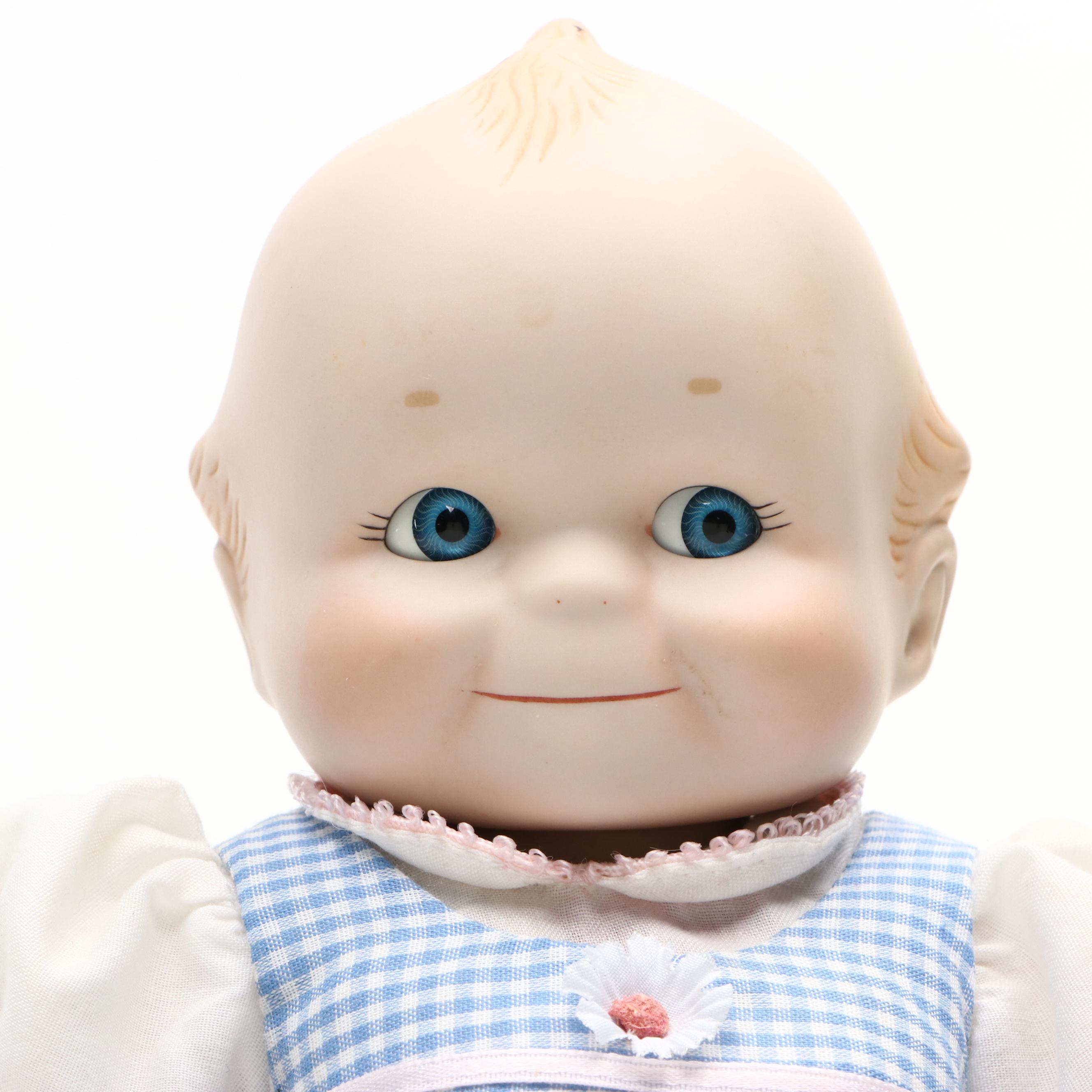 The Danbury Mint "Basket of Love" Kewpie Doll, 1997