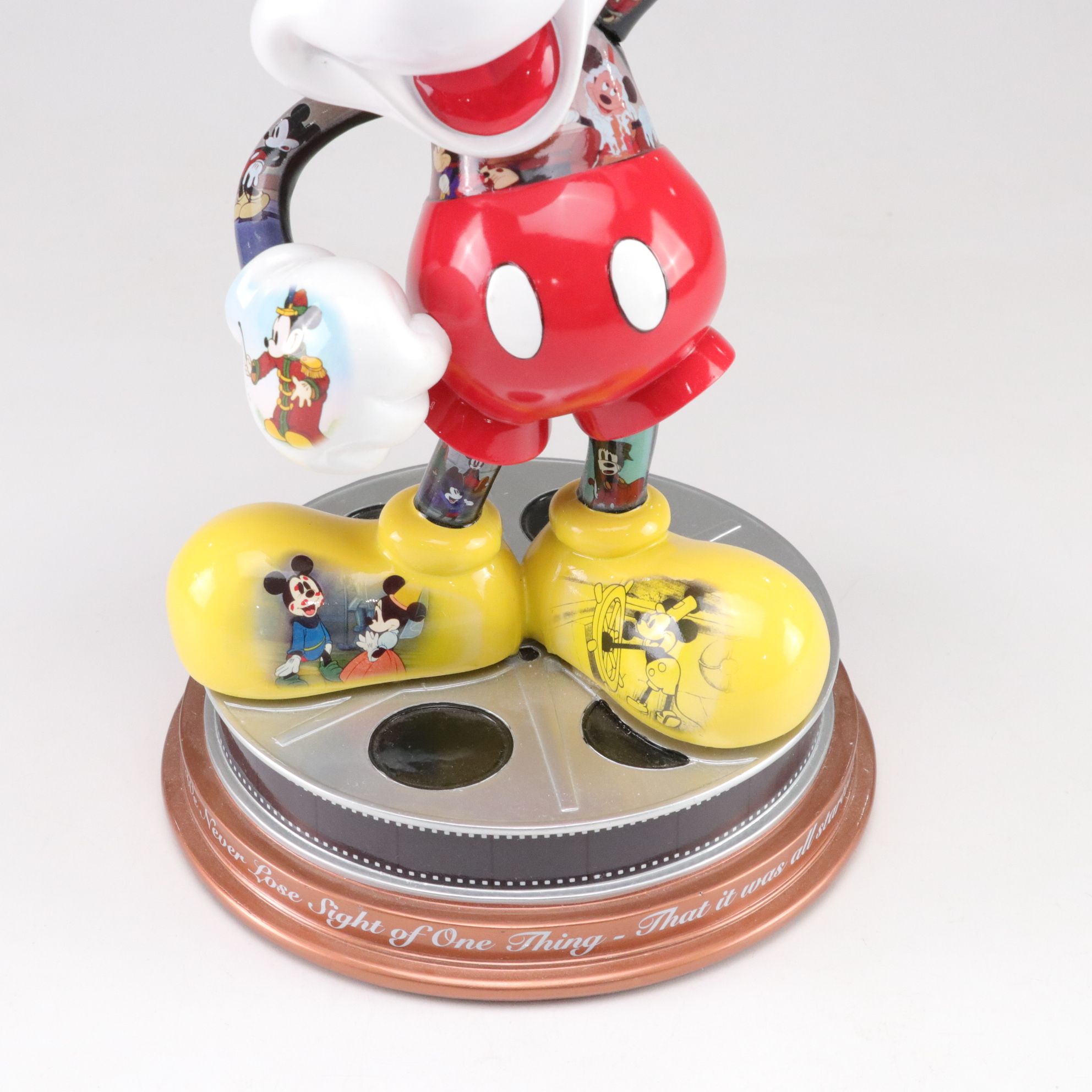 Disney Mickey Mouse "Magical Moments Masterpiece" Sculpture by Bradford Exchange
