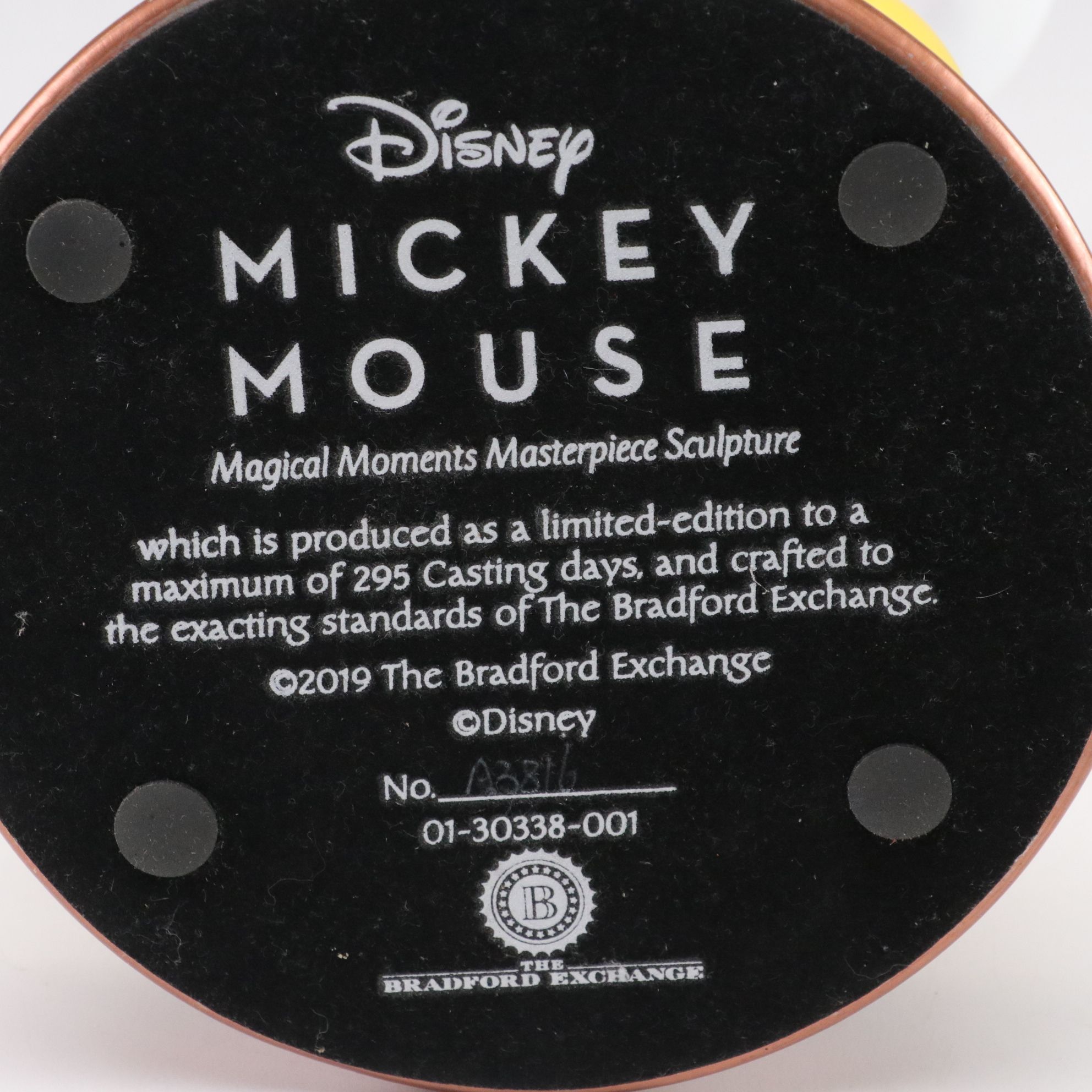 Disney Mickey Mouse "Magical Moments Masterpiece" Sculpture by Bradford Exchange