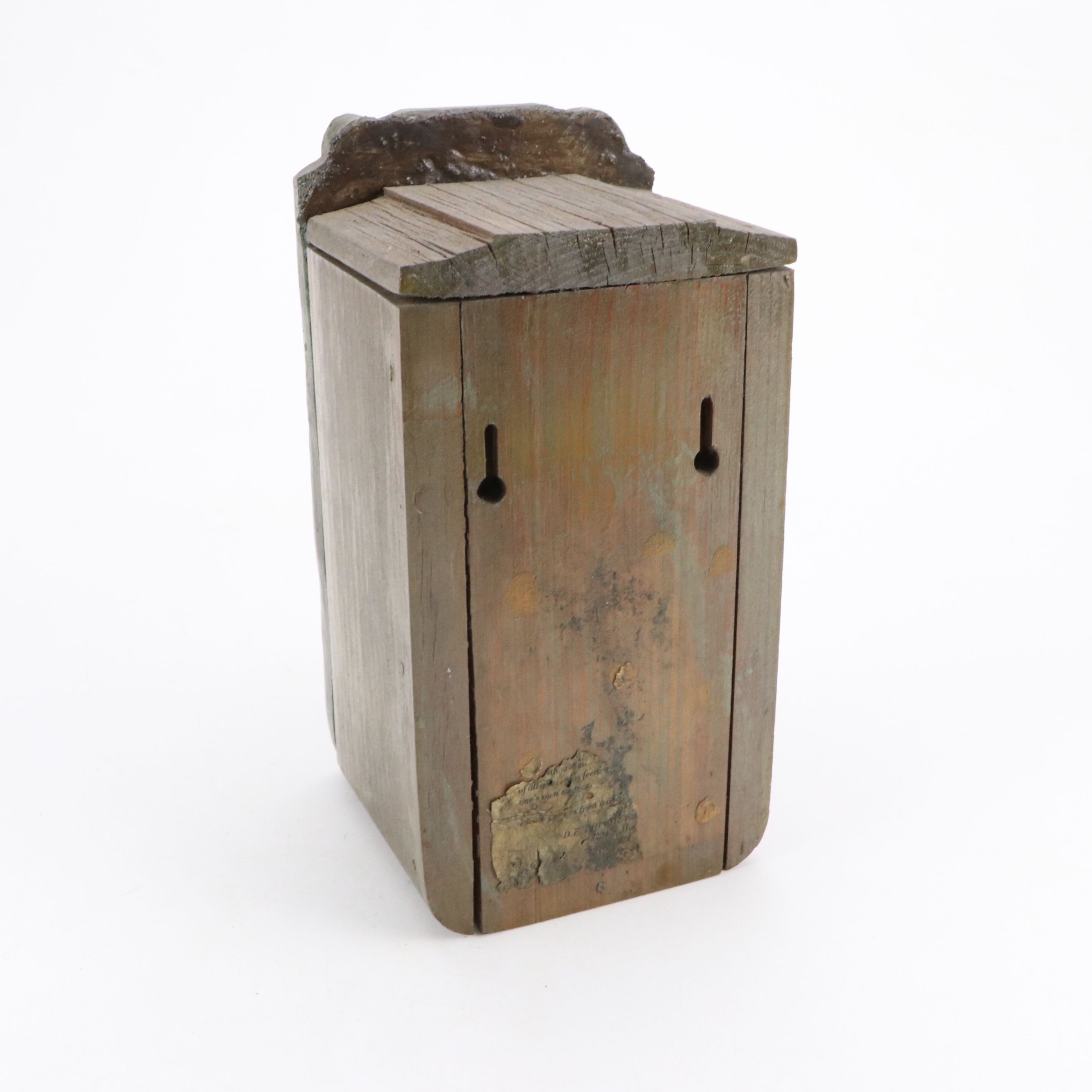 Green Cat, Cathedral and Hand-Painted Wood Birdhouses