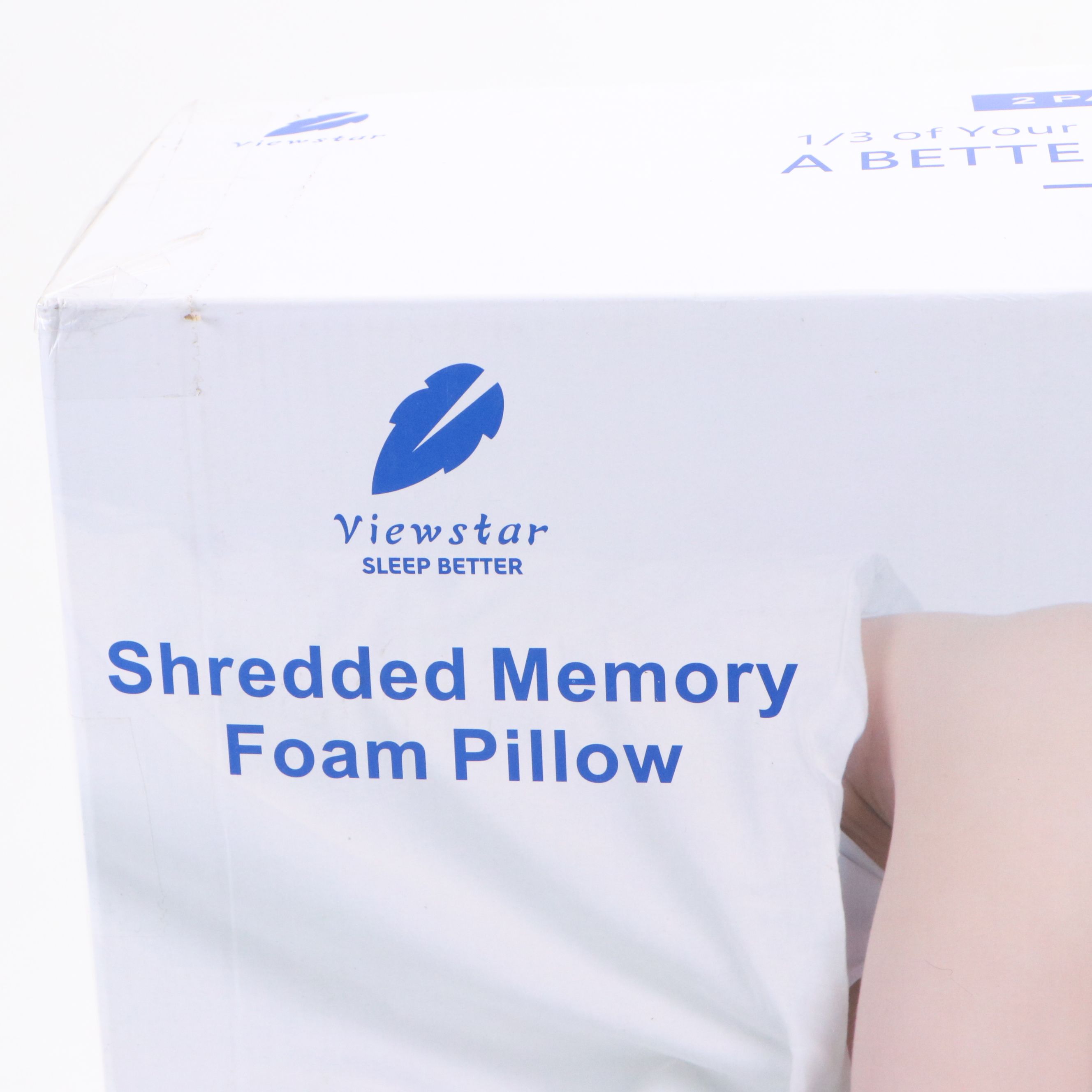 Two Comfy Temp Heating Pads with Viewstar Shredded Memory Foam Pillow