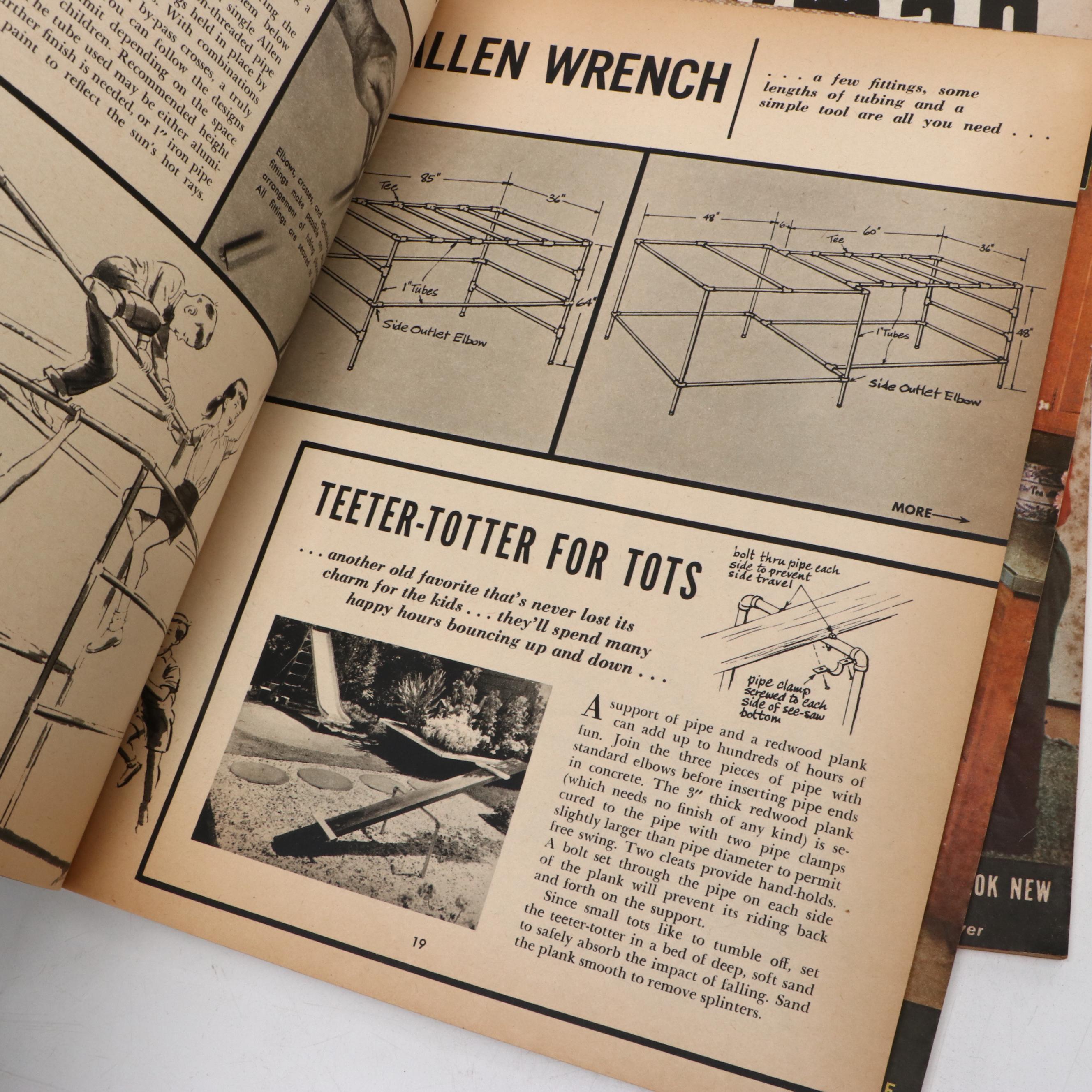"The Family Handyman" Magazine Issues, Mid-20th Century