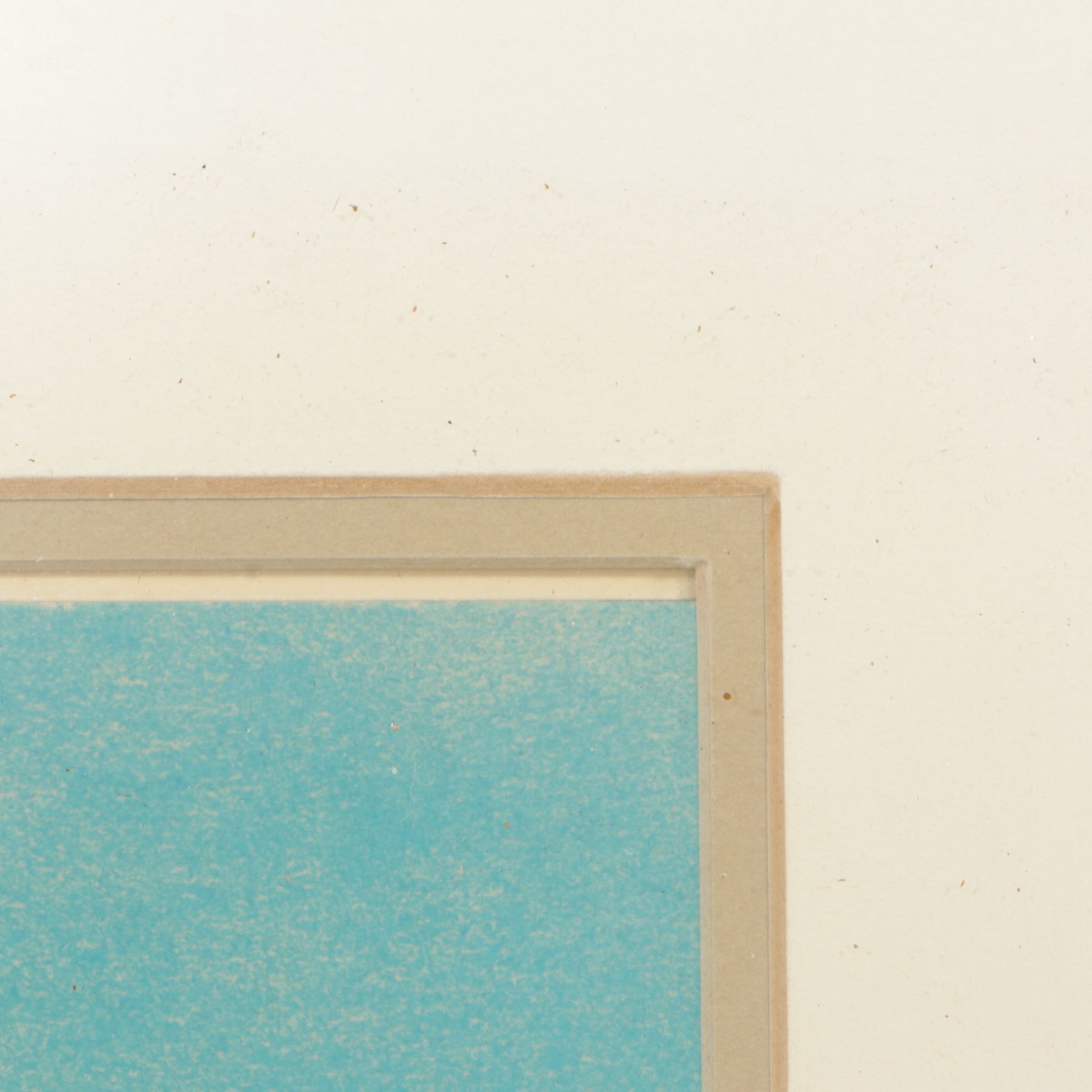 Oil Pastel Portrait Drawing of a Boxer Dog's Side Profile, 1980