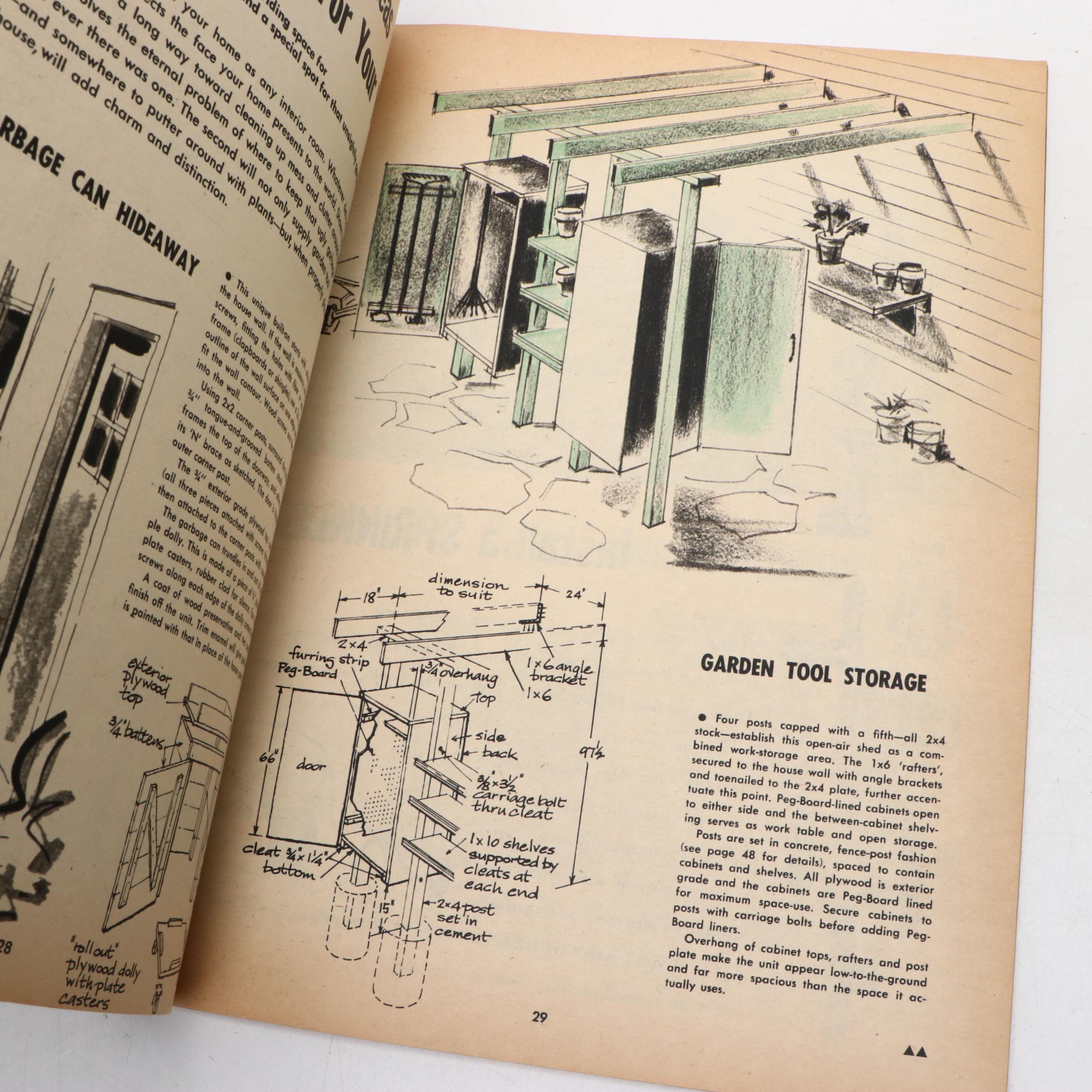 "The Family Handyman" Magazine Issues, Mid-20th Century