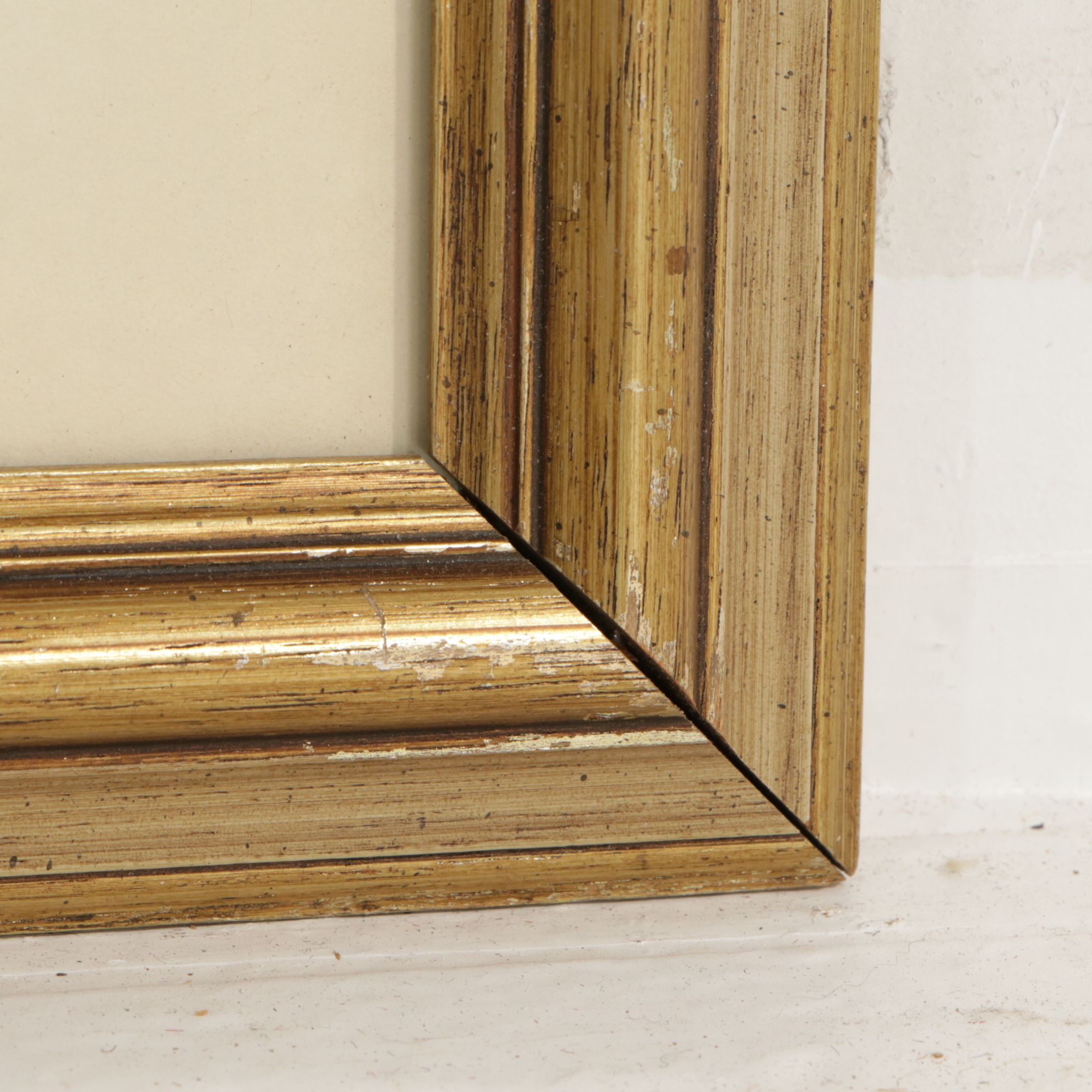 Oil Pastel Portrait Drawing of a Boxer Dog's Side Profile, 1980