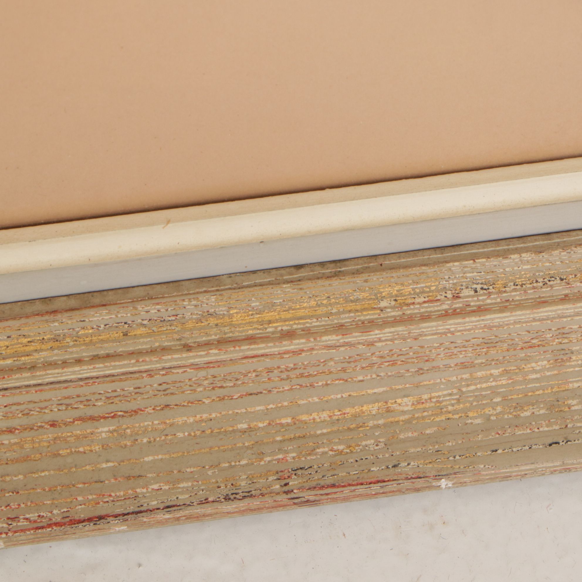 Oil Pastel Portrait Drawing of Seated Boxer Dog, 1971