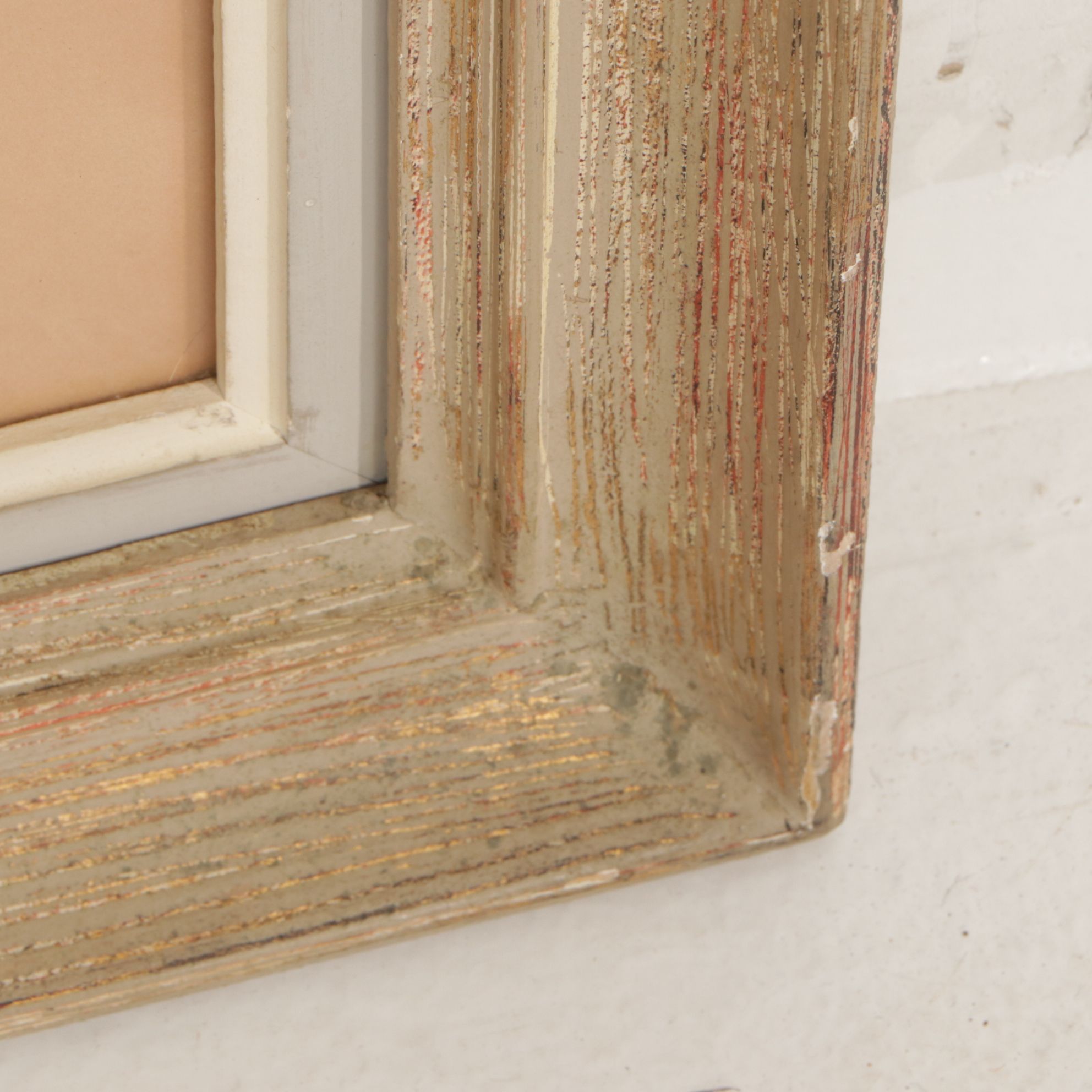 Oil Pastel Portrait Drawing of Seated Boxer Dog, 1971