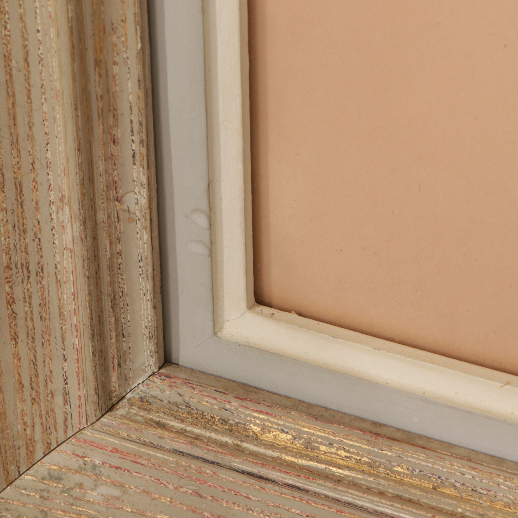 Oil Pastel Portrait Drawing of Seated Boxer Dog, 1971