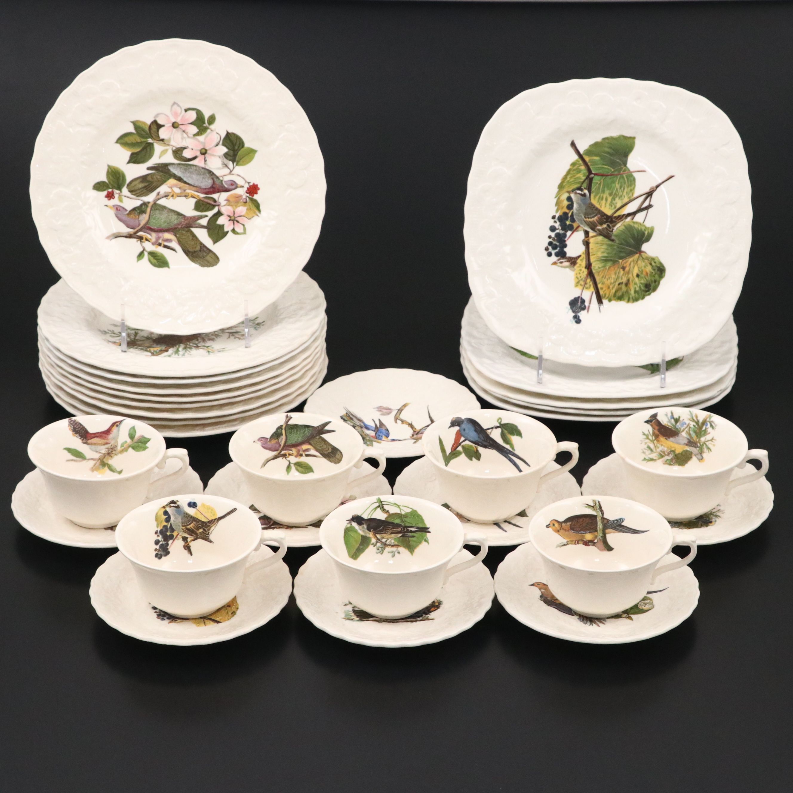 Alfred Meakin "Birds of America" National Audubon Society Porcelain Plates