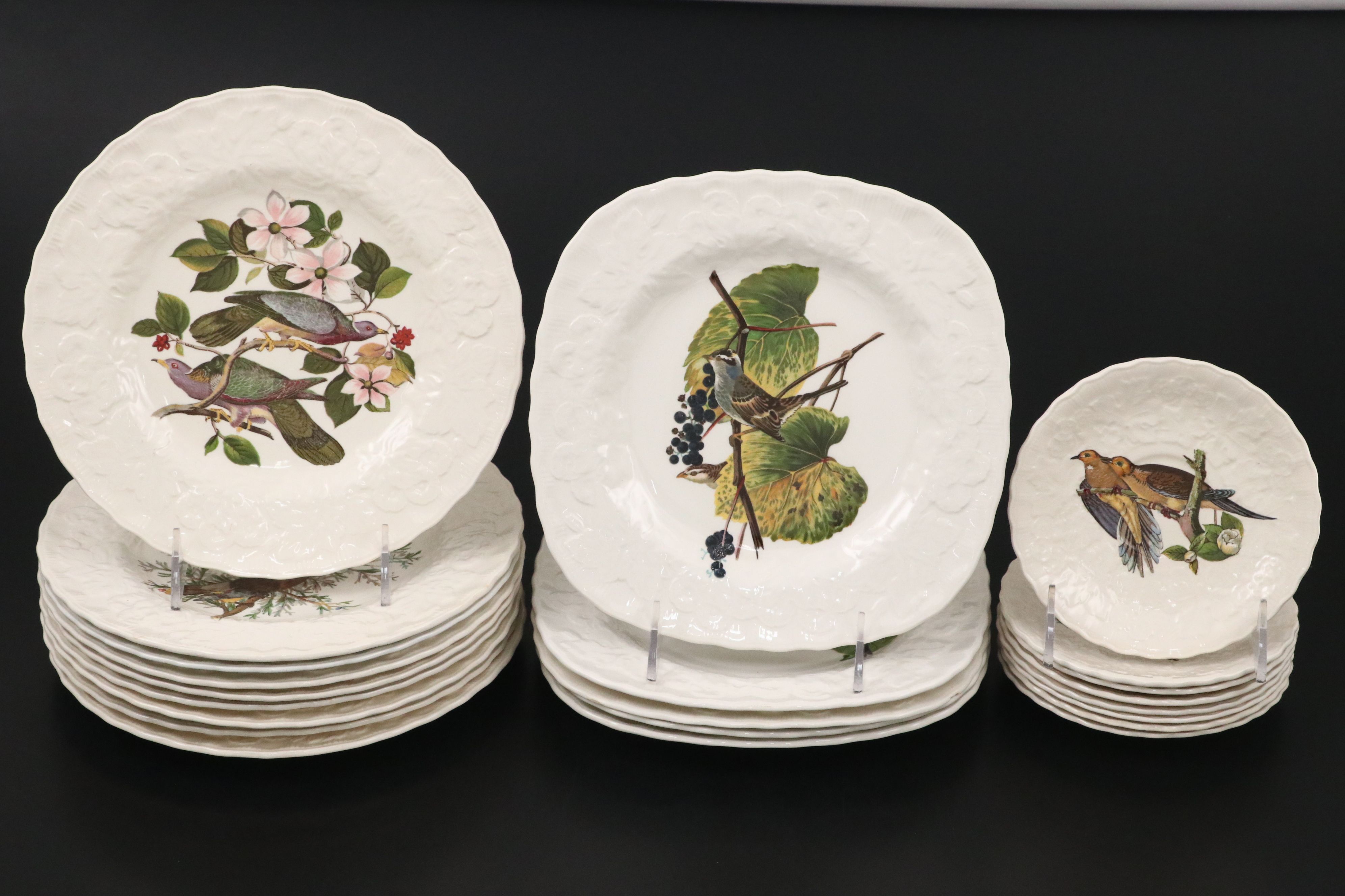 Alfred Meakin "Birds of America" National Audubon Society Porcelain Plates