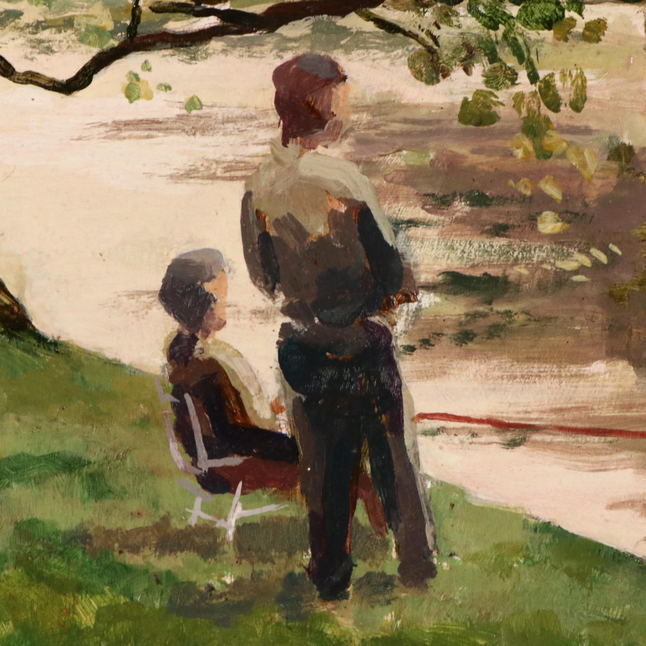 David Klocke Oil Painting "By the Water," 2004