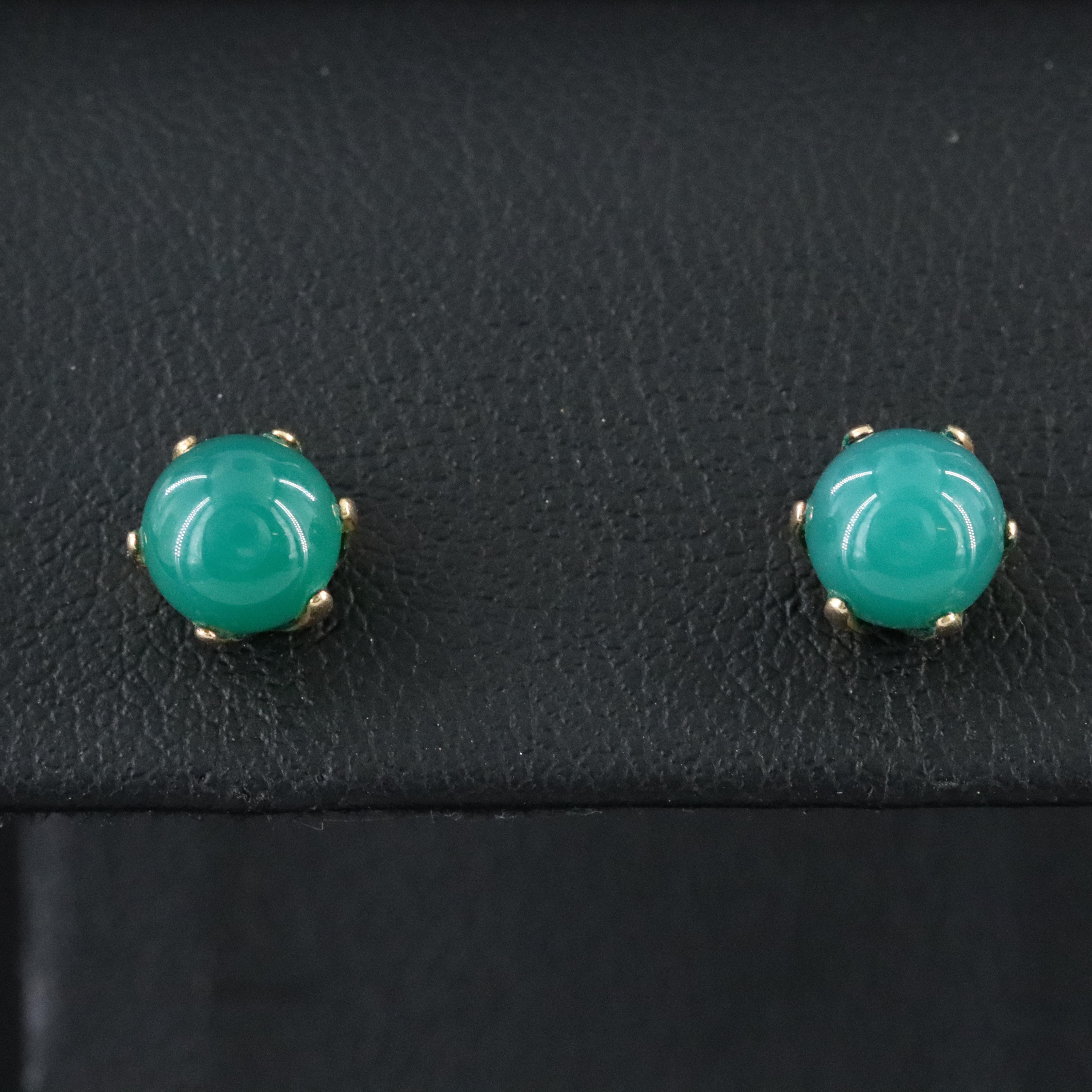 Gold-Filled Chalcedony Earrings