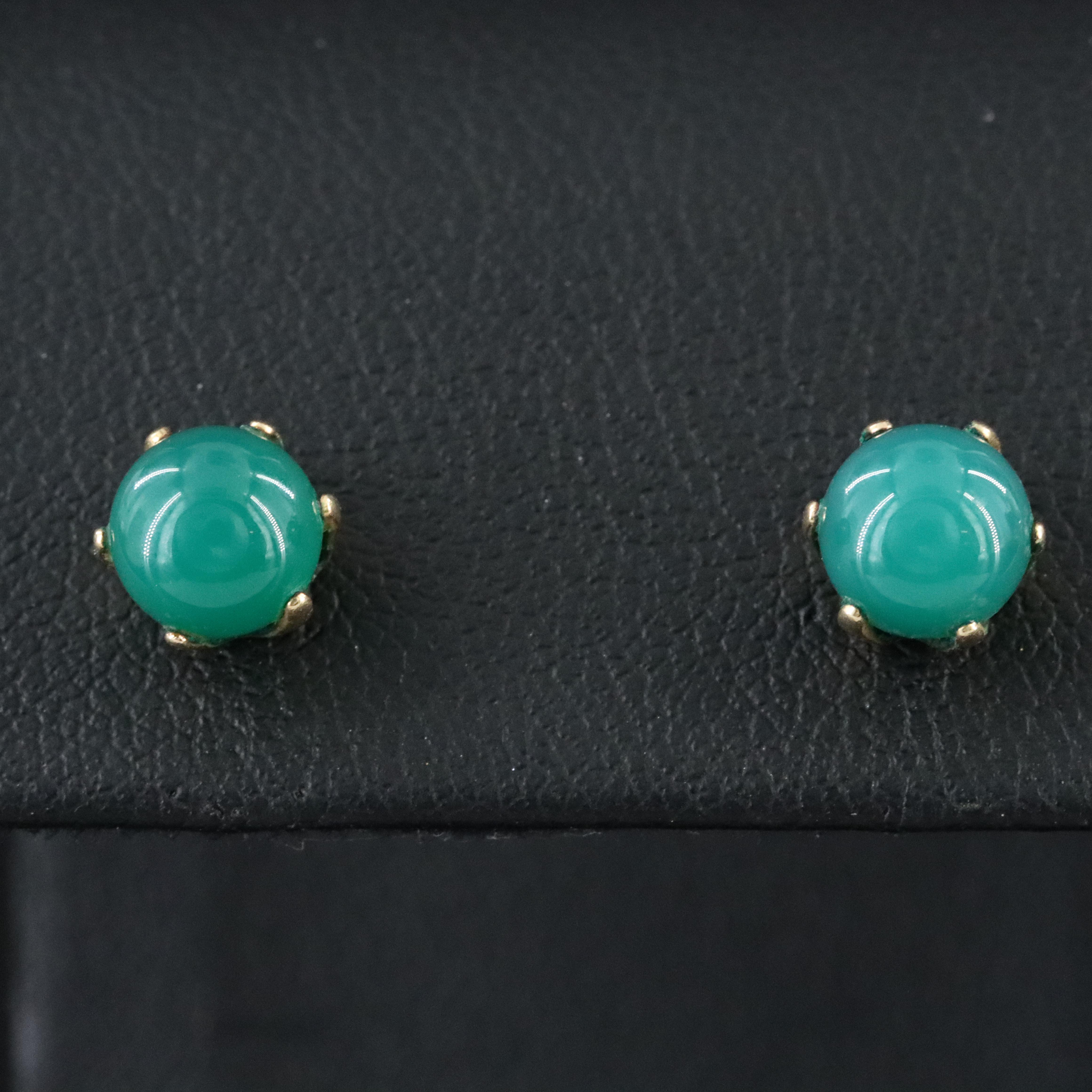 Gold-Filled Chalcedony Earrings