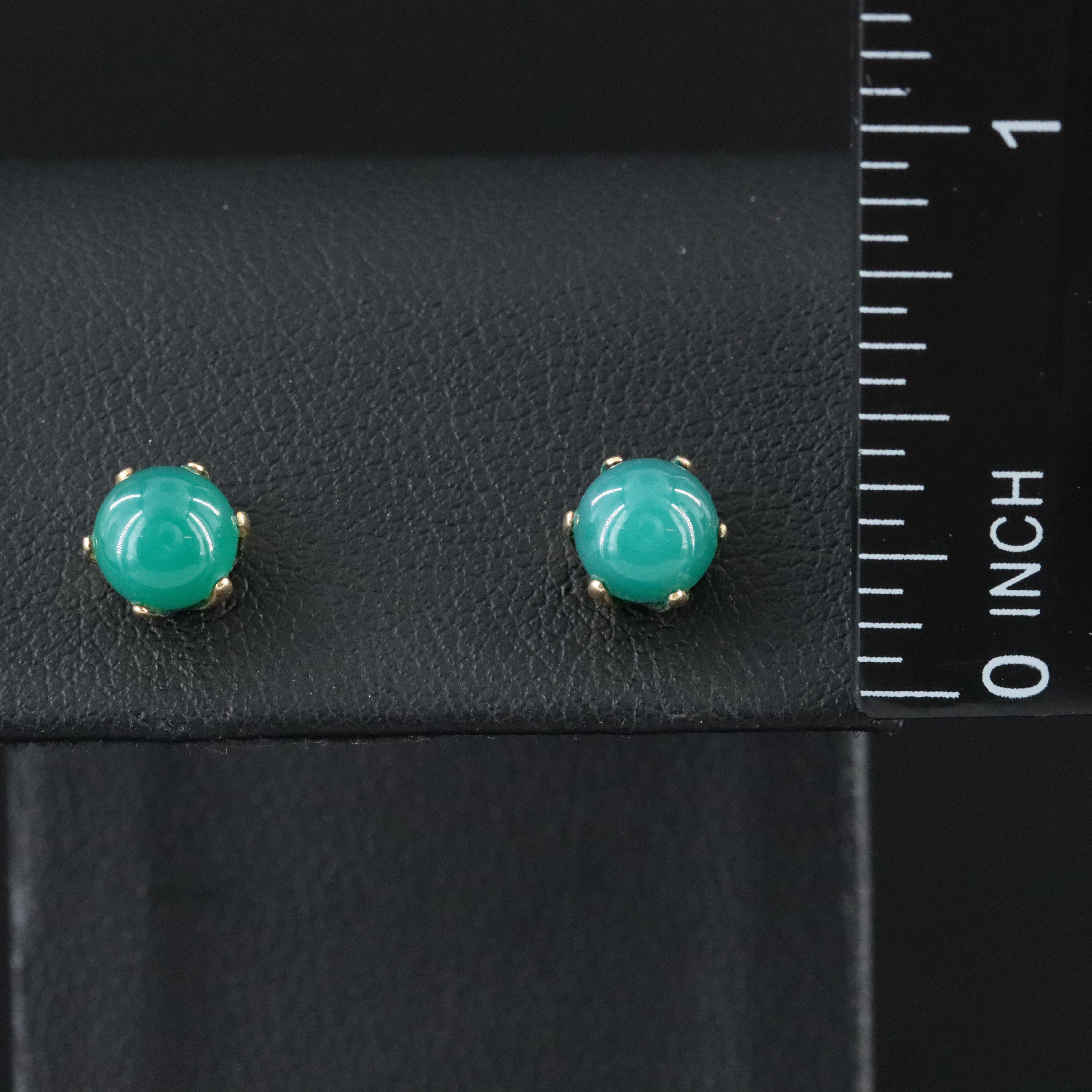 Gold-Filled Chalcedony Earrings