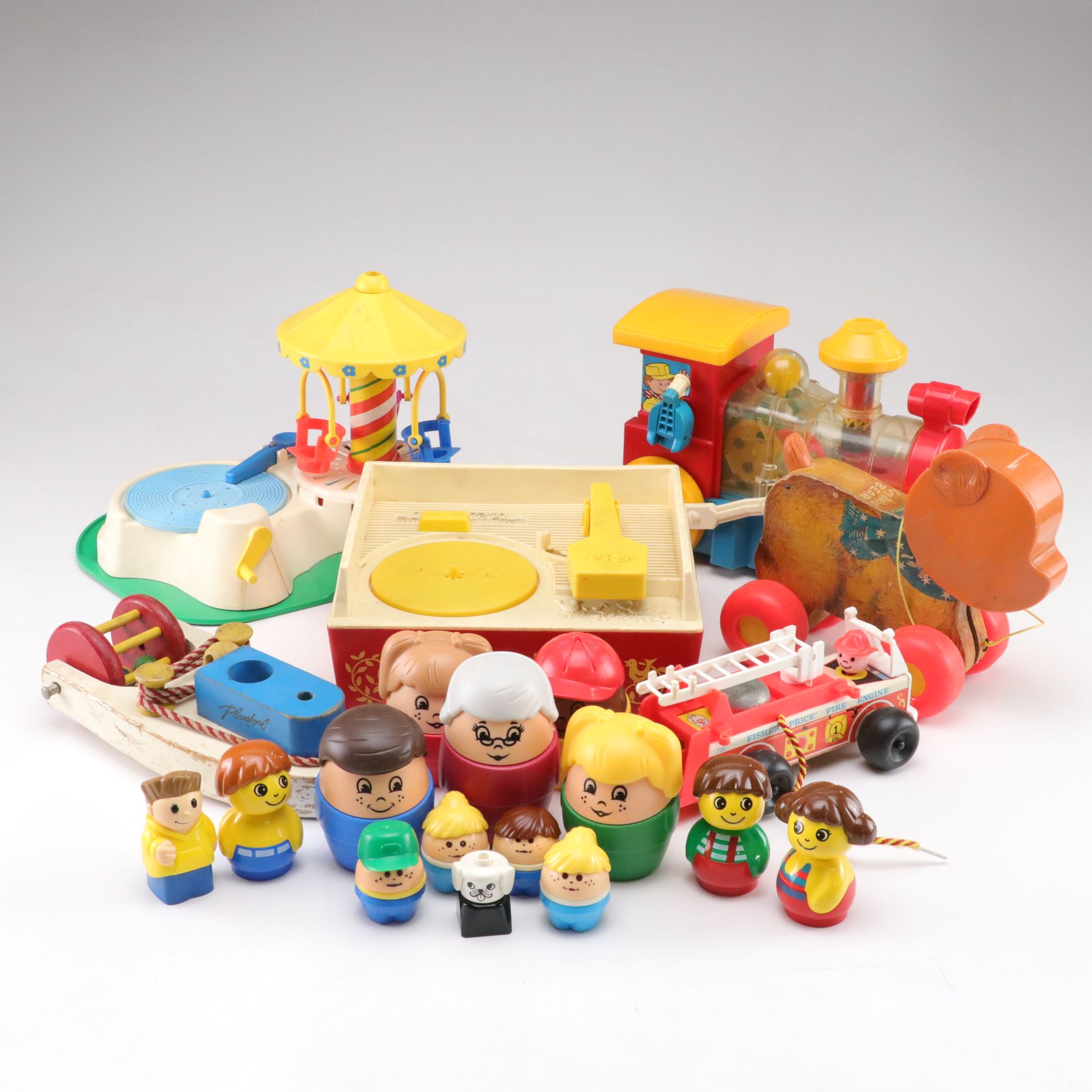 Fisher-Price Record Player with Other Pull-Along Toys & More
