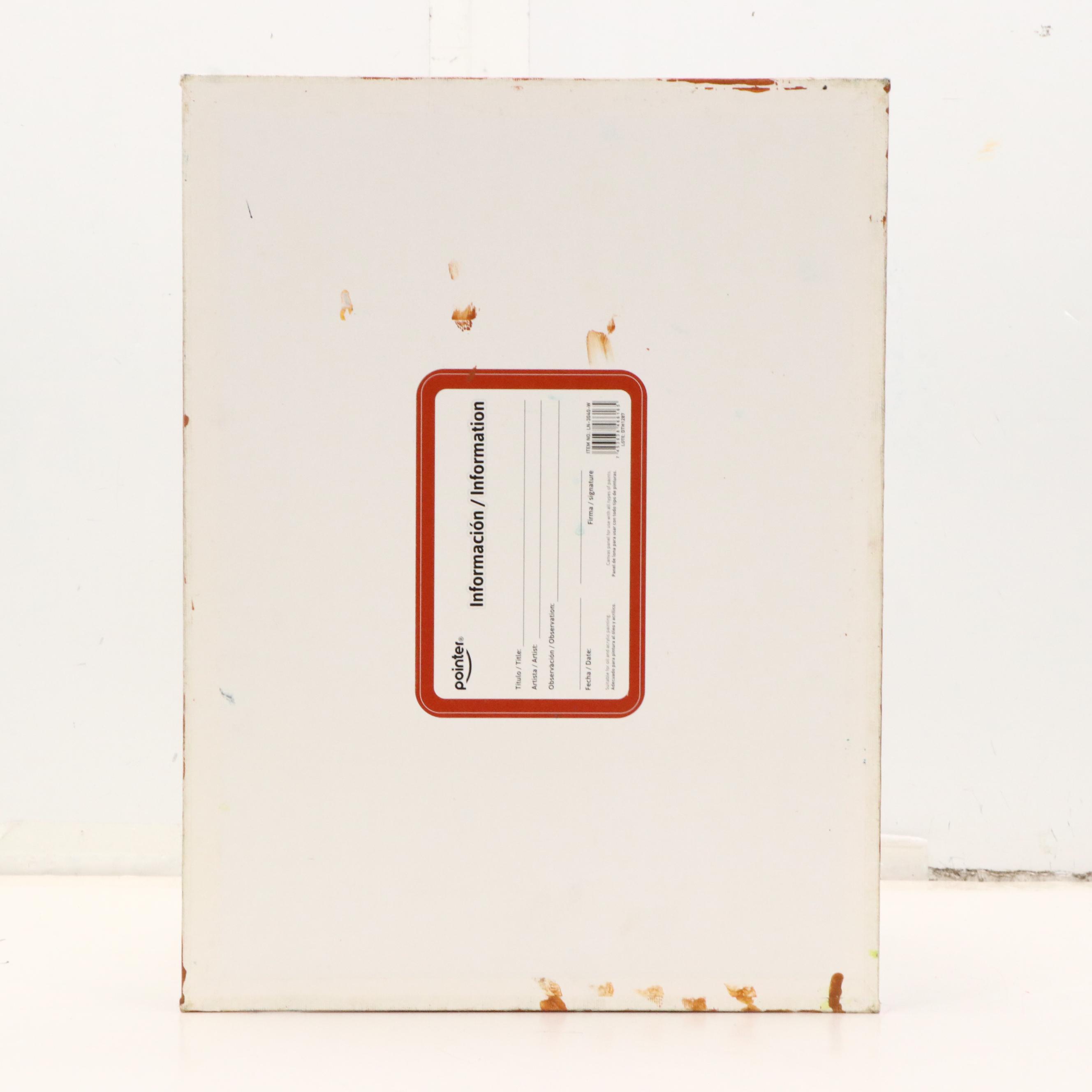 Jeshua Murillo Stylized Acrylic Painting of VW Camper Van, 21st Century