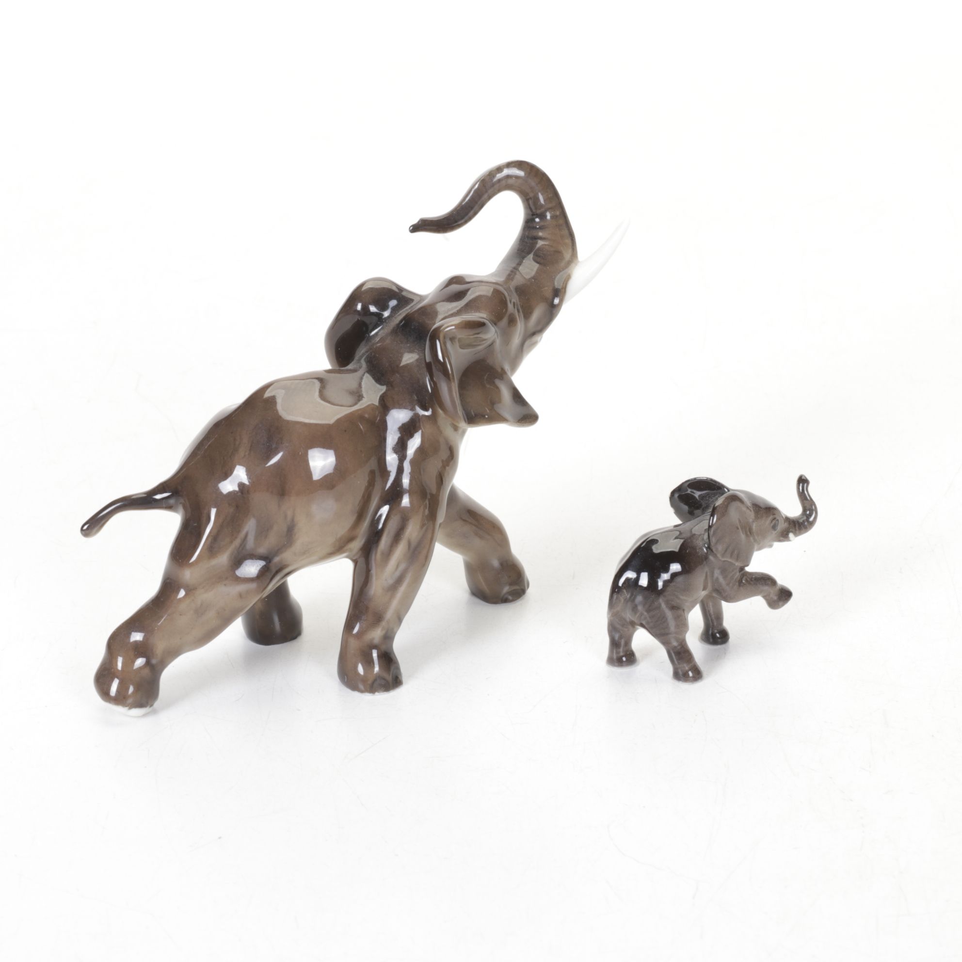 Elephant Figurines with LaVie, RSL, and More